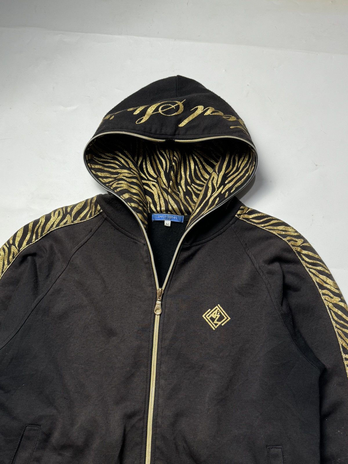 Hysteric Glamour × If Six Was Nine × Japanese Brand Japanese Full Zipper Hoodie Black Faded Size US M / EU 48-50 / 2 - 4 Thumbnail