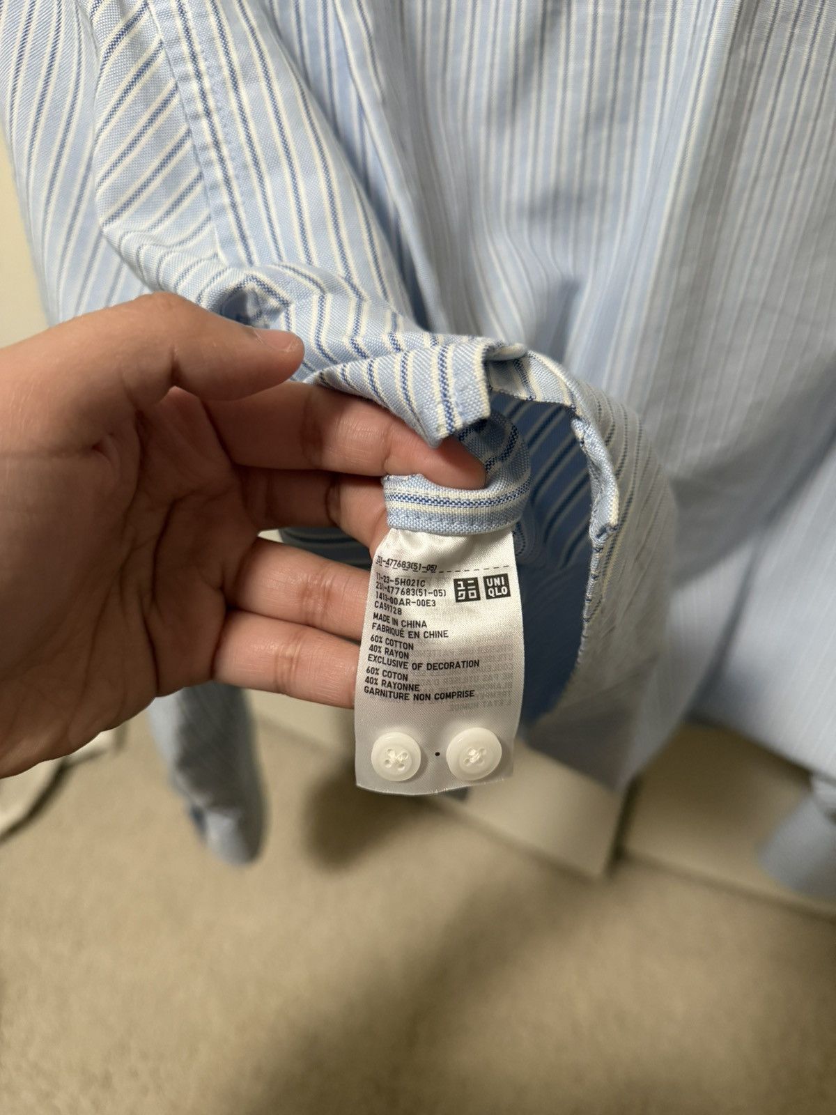 JW Anderson × Uniqlo Uniqlo X JW Anderson Button Up Size XS / US 0-2 / IT 36-38 - 6 Thumbnail