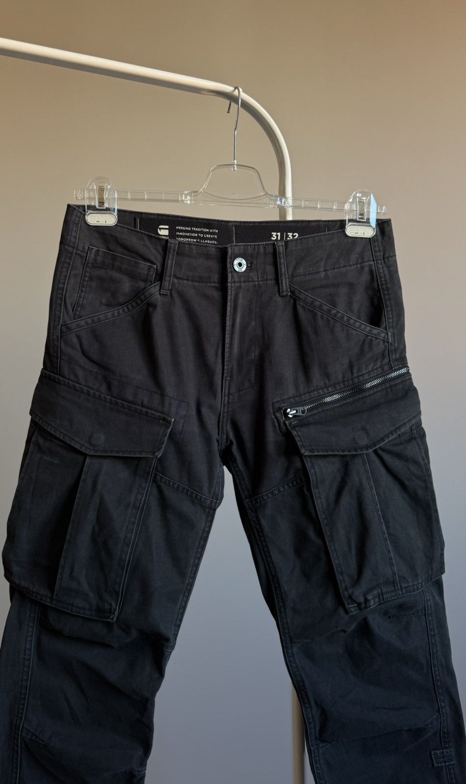 G-Star G Star Cargo Faded Pants Jeans Size US 31 - 2 Thumbnail