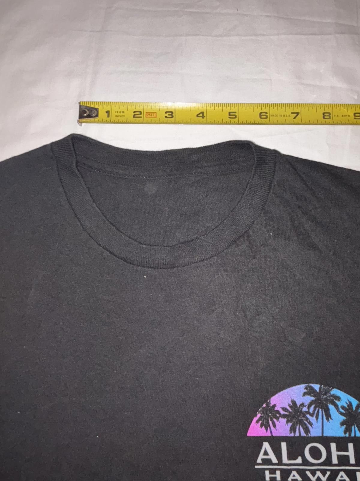 Designer Vintage Aloha Hawaii Graphic Tee - Black Size US M / EU 48-50 / 2 - 9 Thumbnail