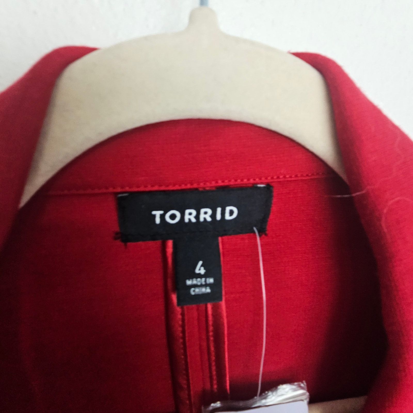 Corridor Torrid Womens Ponte Blazer Size 4X Career Work Office Corp Size 4XL / US 24-26 - 6 Thumbnail