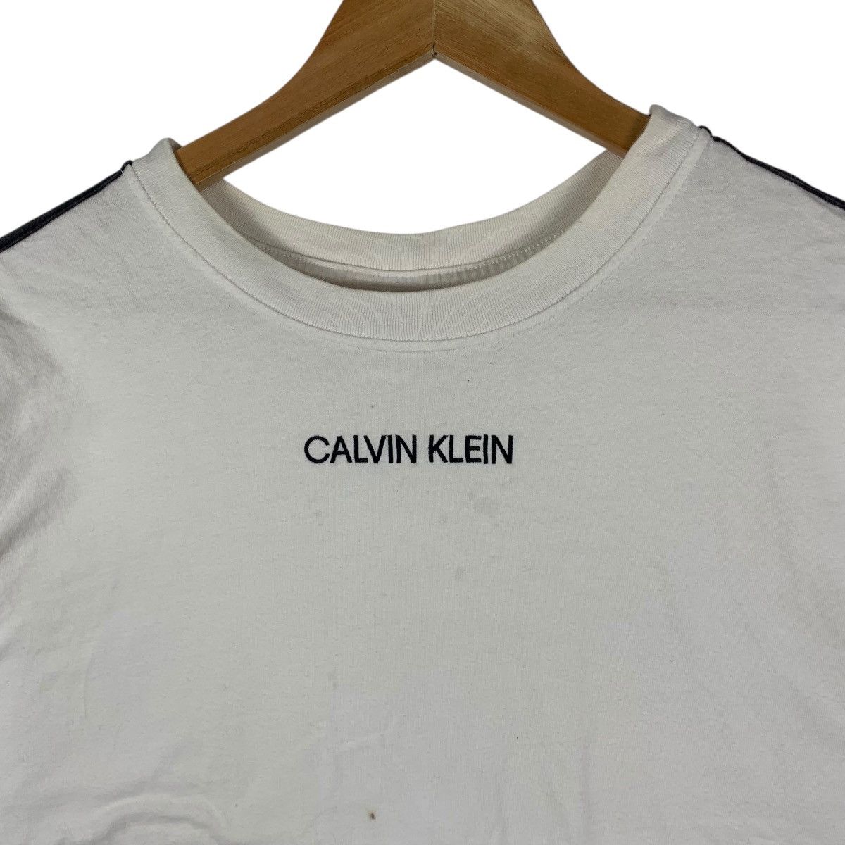 Calvin Klein CALVIN KLEIN CK New York Center Logo Boxy Tee Shirt Top Size M / US 6-8 / IT 42-44 - 5 Thumbnail