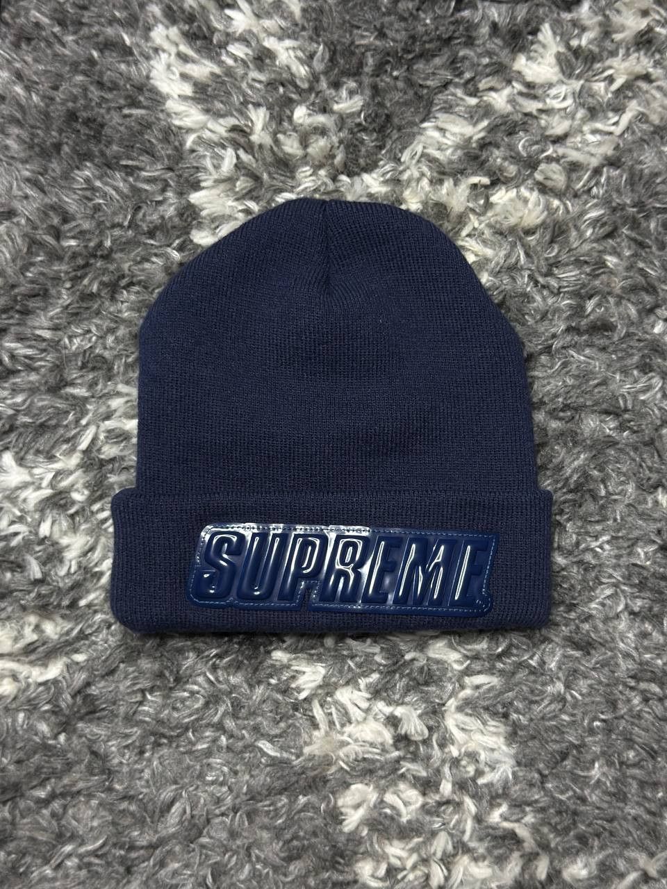 Supreme Supreme Raised Patent Logo Beanie Size ONE SIZE - 1 Thumbnail