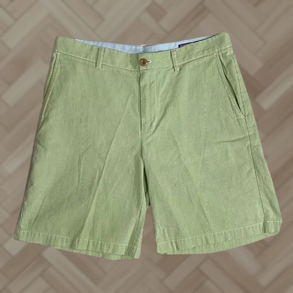 Vineyard Vines Vineyard Vines Mens Shorts Green White Striped Club Chino Cotton size 32 Size US 32 / EU 48 - 1 Thumbnail