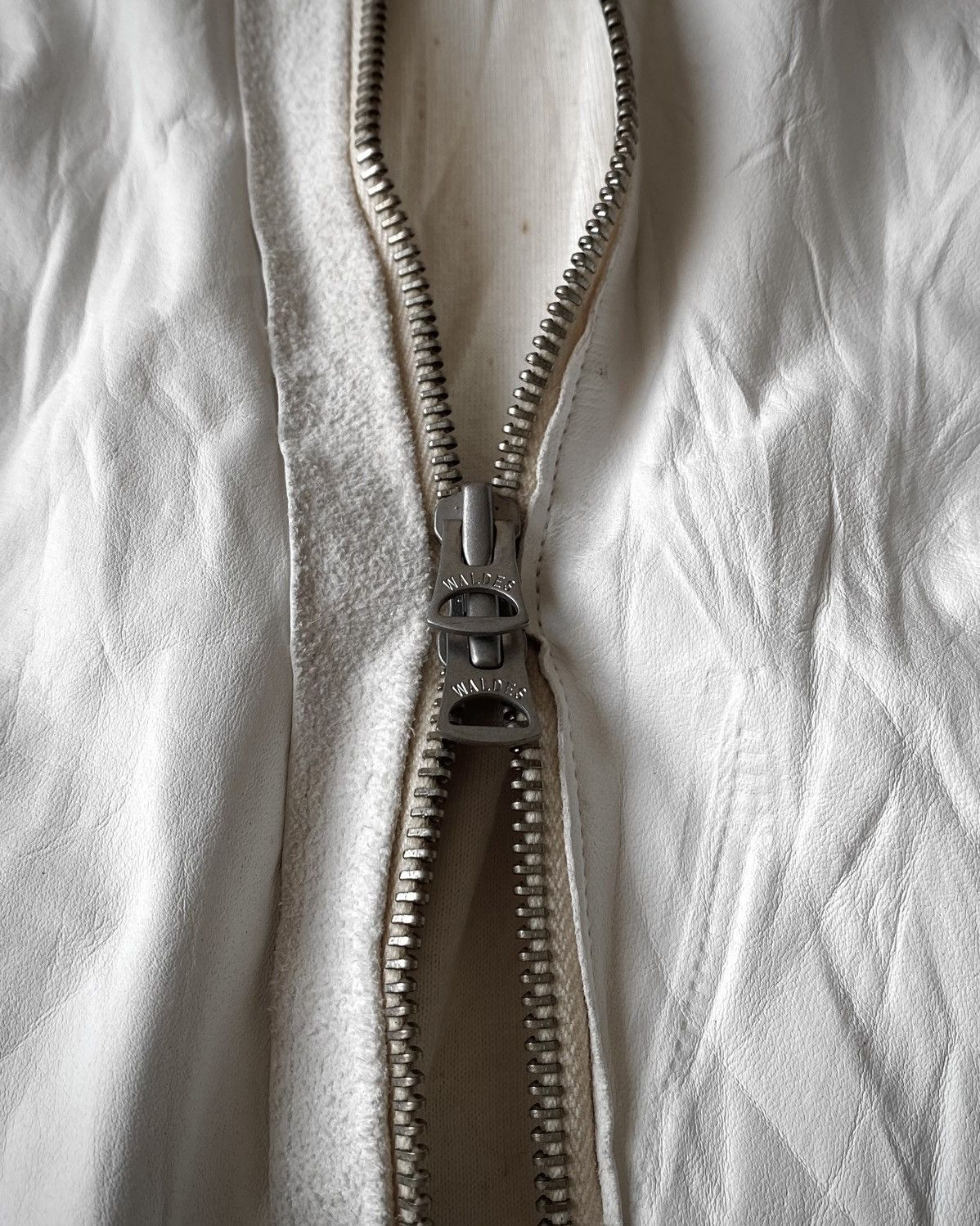 Japanese Brand Sisii Contrast Stitch Washable Leather Jacket Size US XS / EU 42 / 0 - 6 Thumbnail