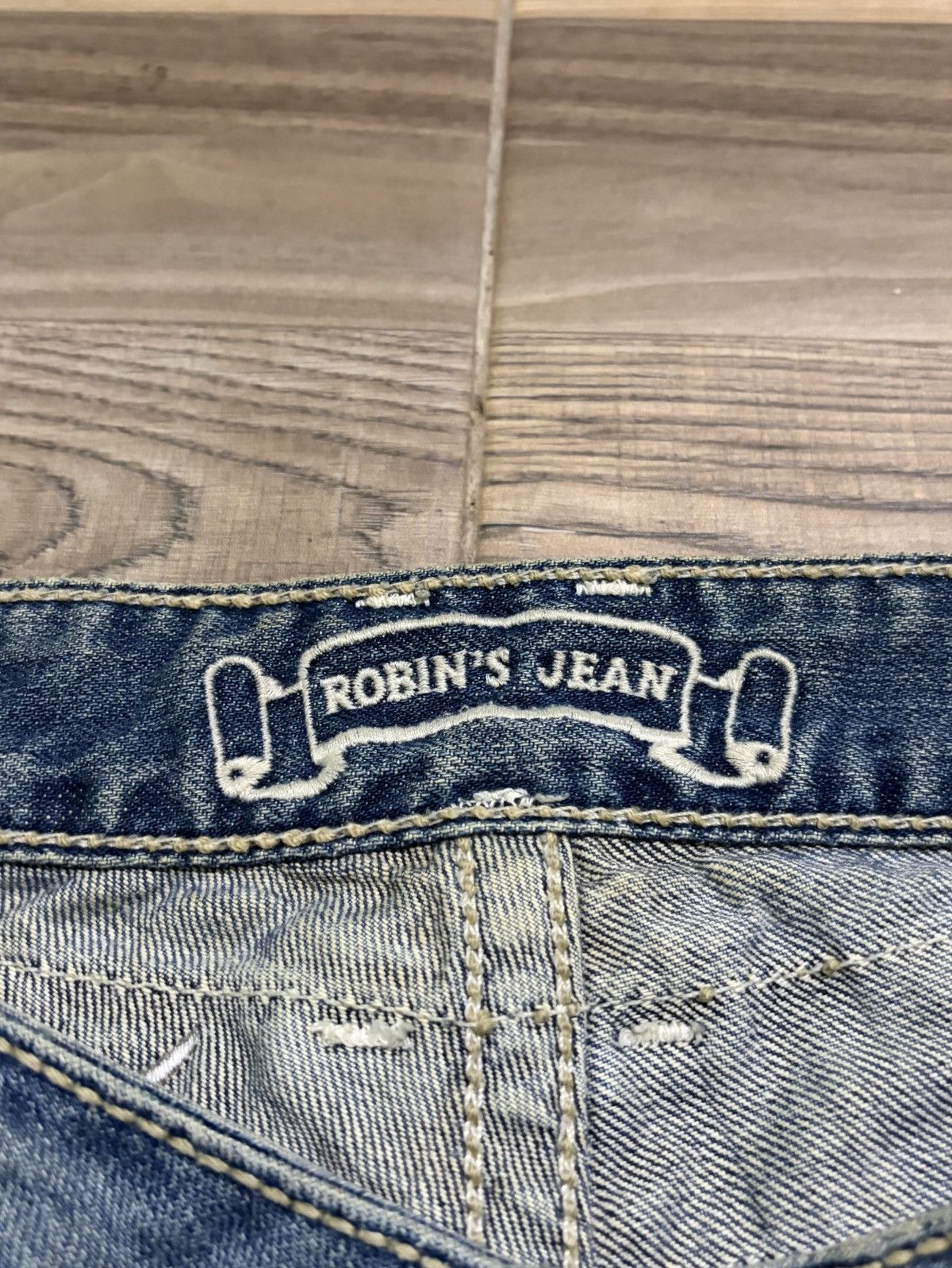 Robins Jeans ROBINS JEAN SKULL PUNK STUDDED ROCK AND ROLL JEANS SIZE 29 Size US 29 - 13 Thumbnail