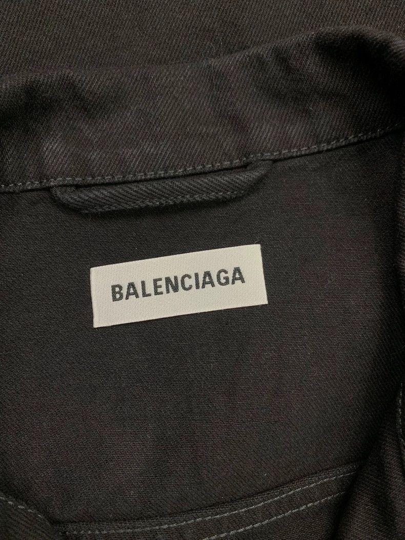 Balenciaga Balenciaga size 34 Black and Grey Rhinestone Big Logo Deni Size US S / EU 44-46 / 1 - 4 Thumbnail