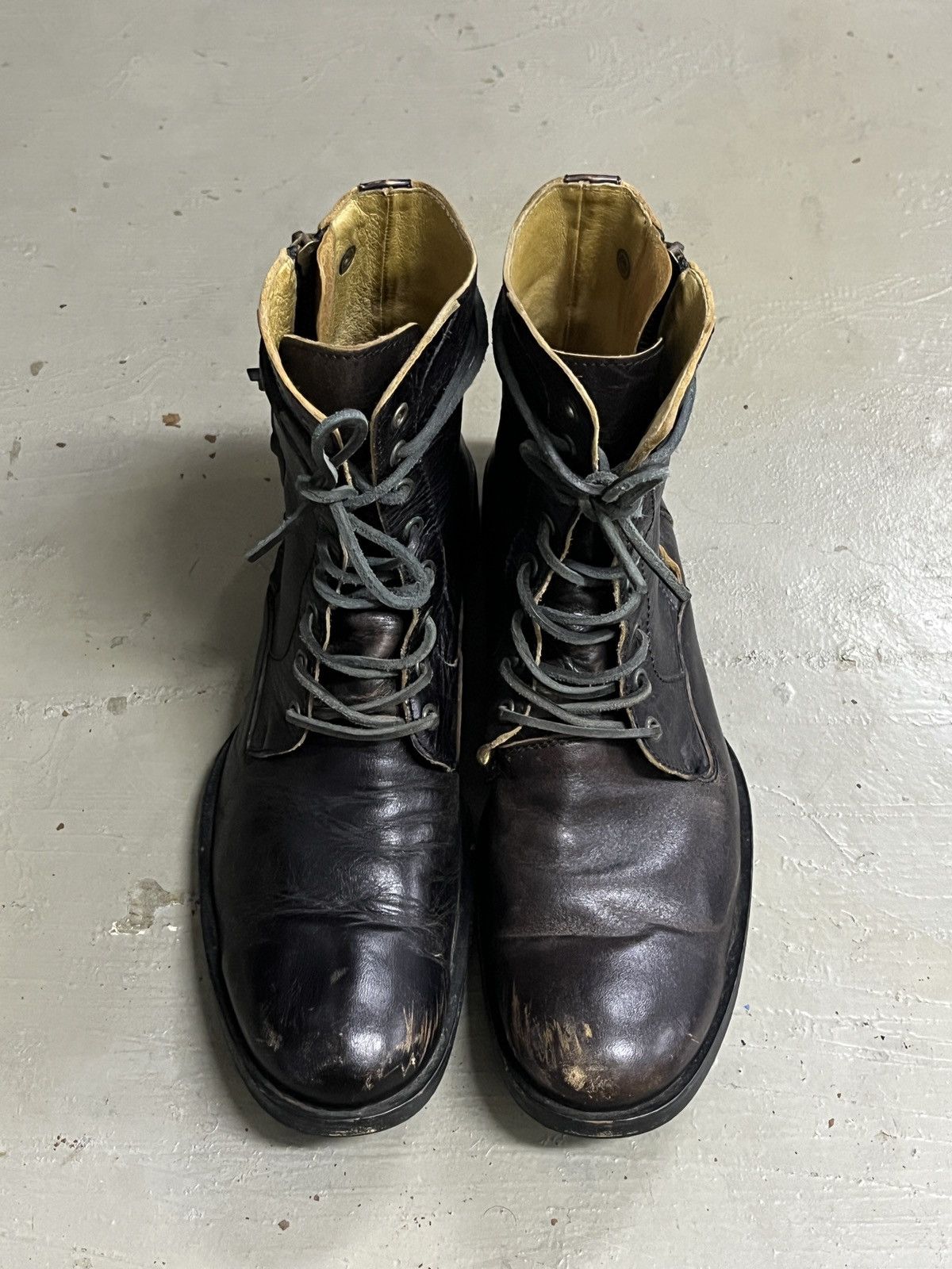 Balmain Maison Miharayasuhiro Balmain STYLE Leather Zipper Boots Size US 8 / EU 41 - 5 Thumbnail