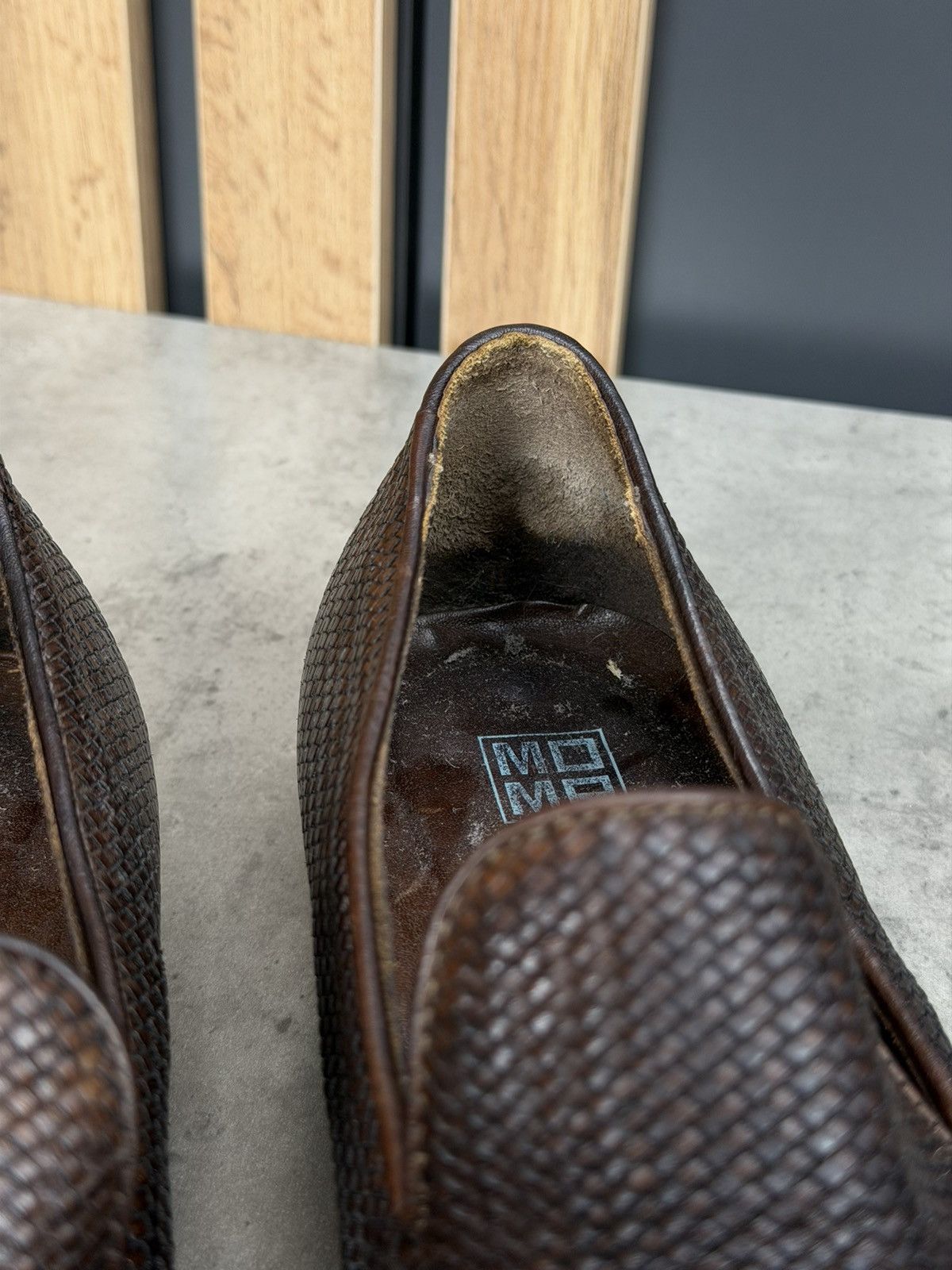 MoMA MOMA Woven Leather Loafers Brown EU 43 Size US 10 / EU 43 - 5 Thumbnail