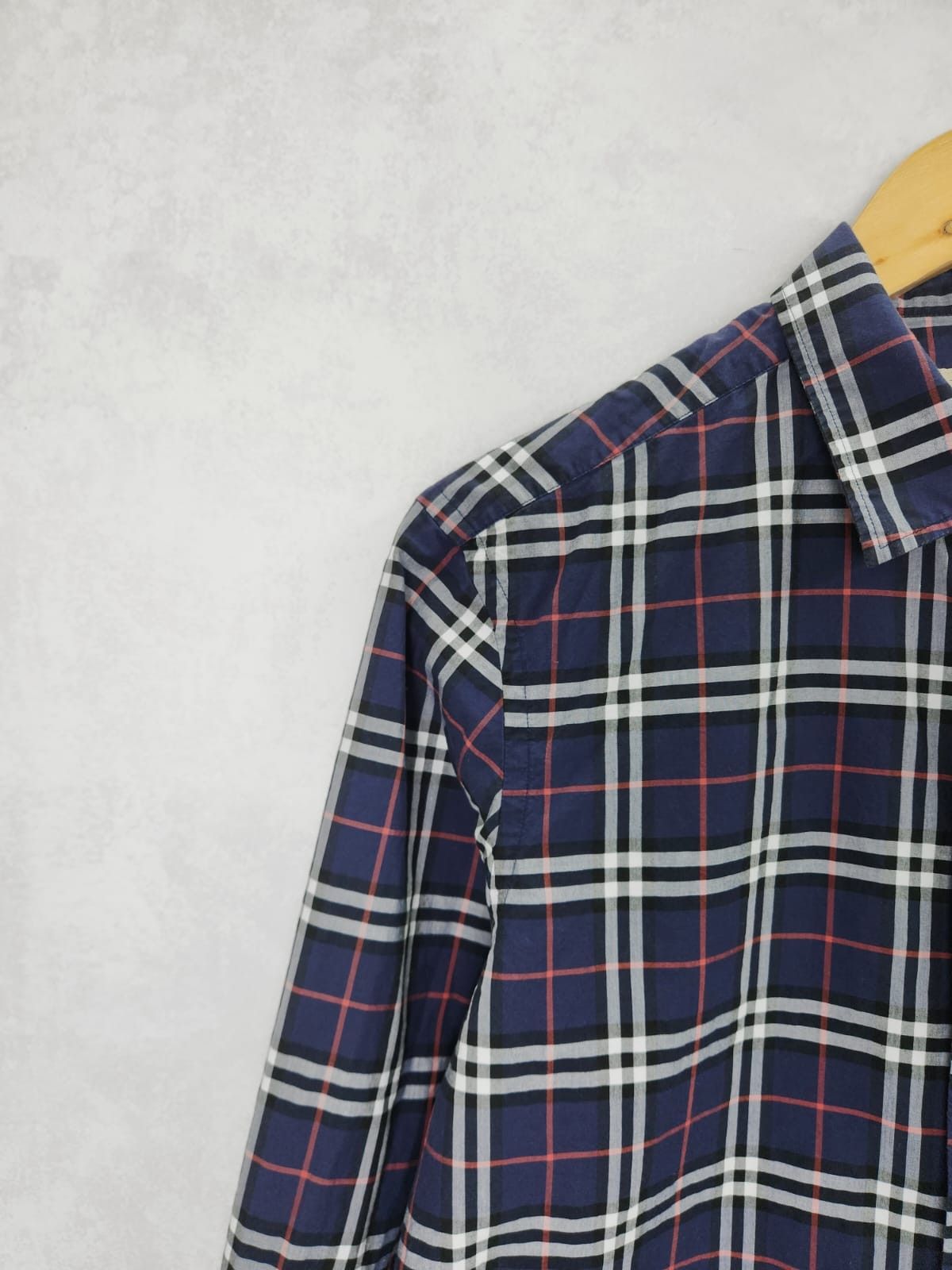 Burberry Burberry Checkered Blue Shirt Size US M / EU 48-50 / 2 - 5 Thumbnail