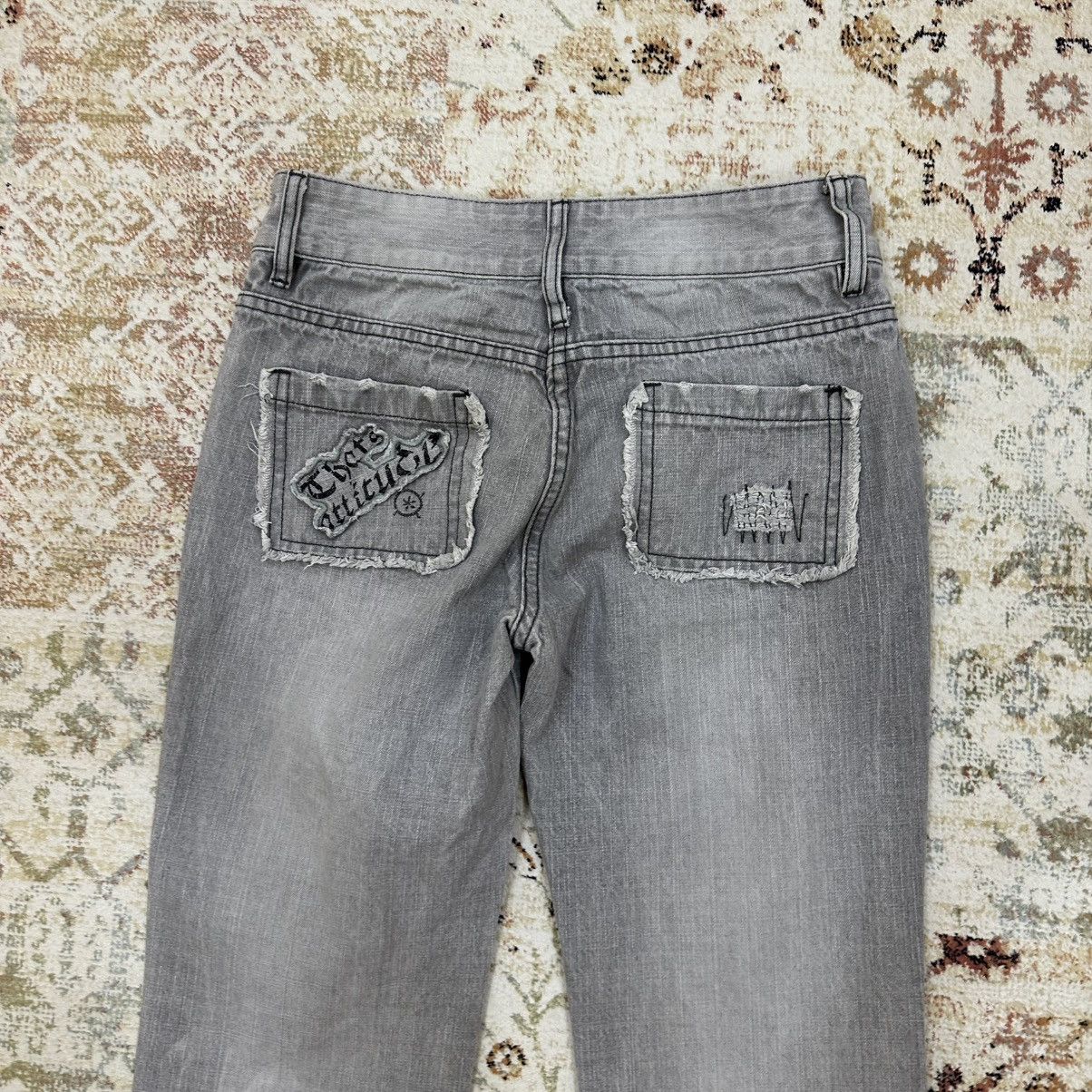 20471120 × If Six Was Nine Vintage Japanese Style Grunge Jeans Y2K Avantgarde Y2K 00s Size 30" / US 8 / IT 44 - 8 Thumbnail
