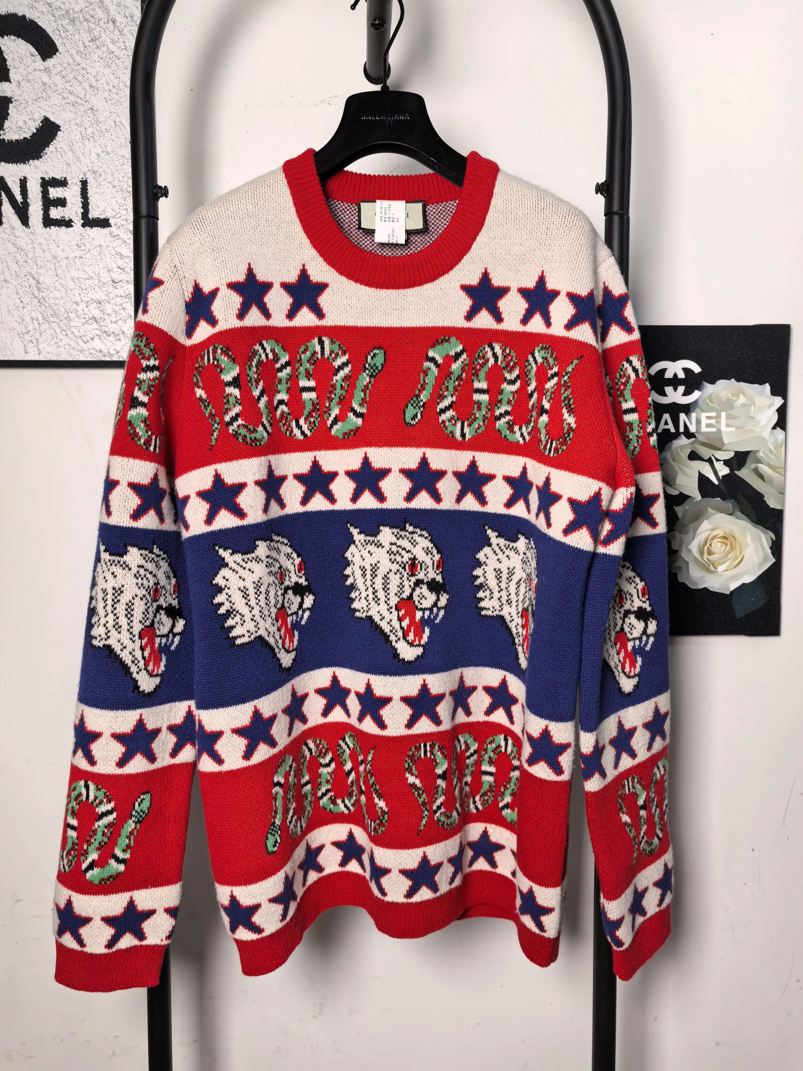 Gucci Gucci White Sweater m Men Size US M / EU 48-50 / 2 - 1 Thumbnail