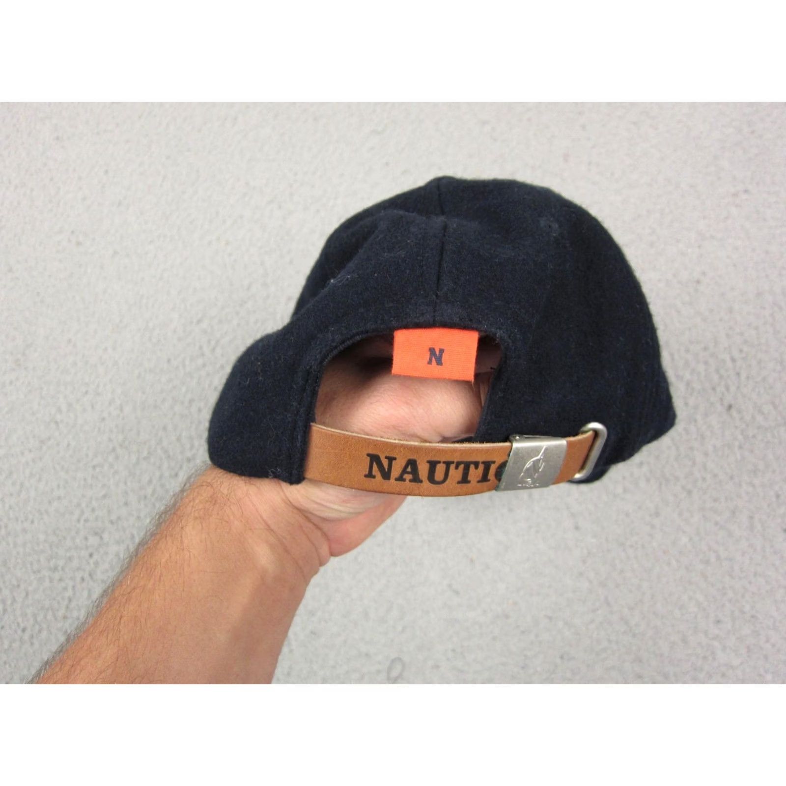 Nautica VINTAGE Nautica Hat Cap Mens One Size Blue Baseball Wool Snapback Adjustable 90s Size ONE SIZE - 3 Thumbnail