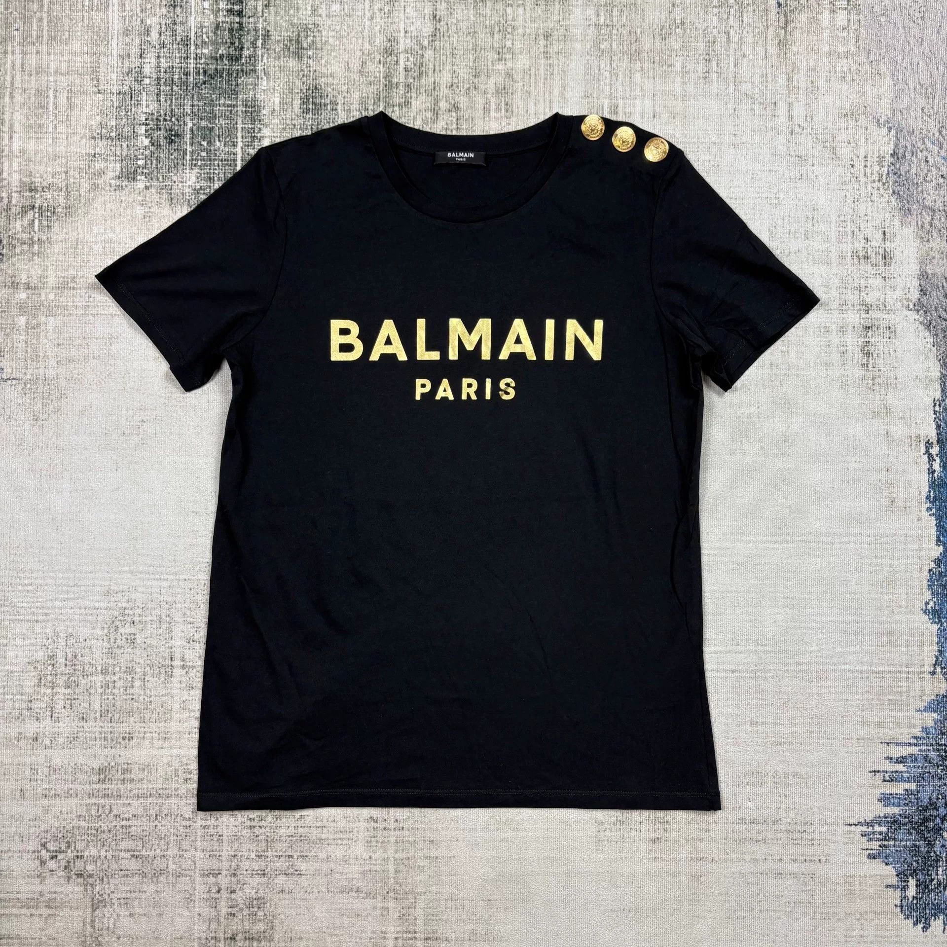 Balmain BALMAIN SS22 Logo Women's T-Shirt Size S / US 4 / IT 40 - 1 Thumbnail