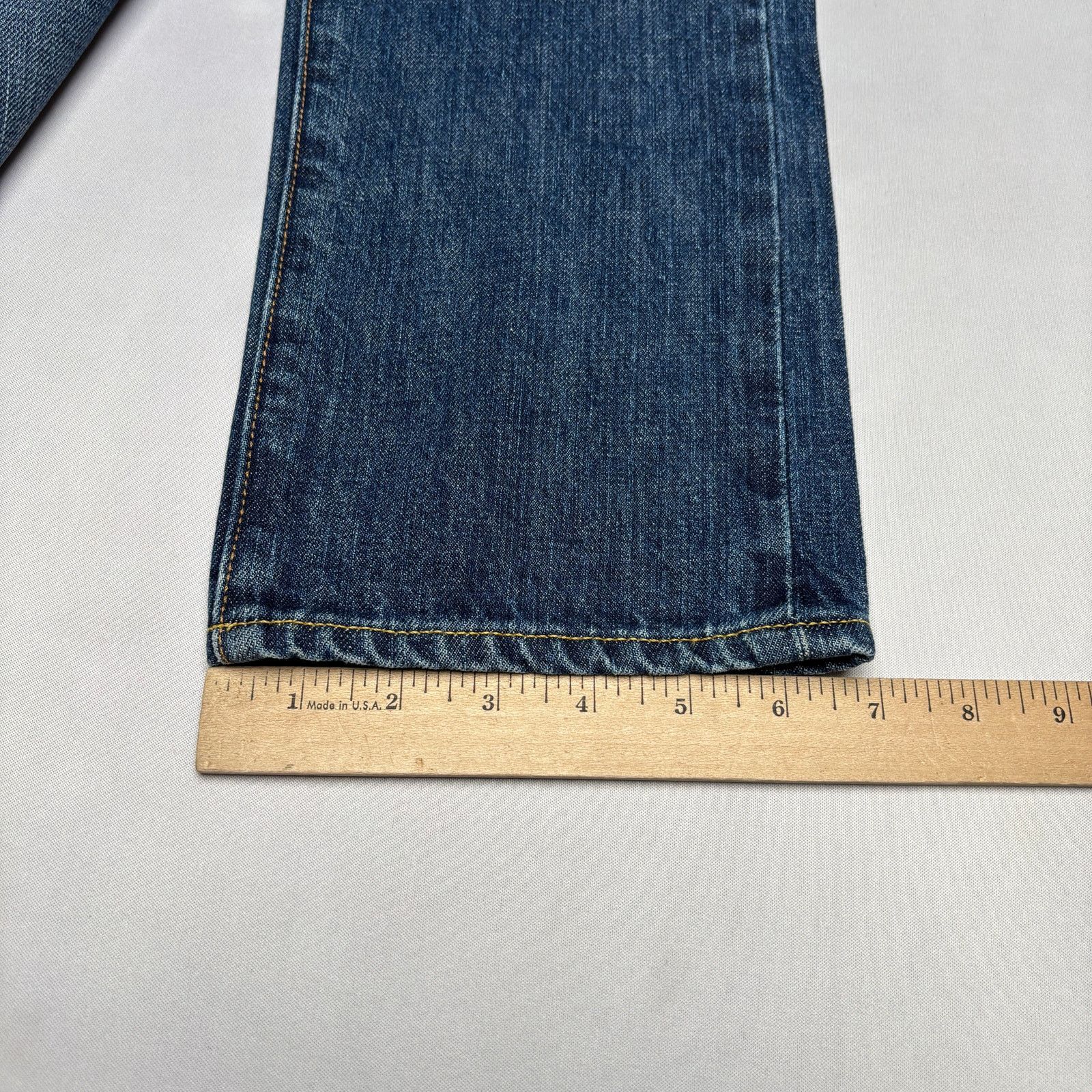 Sid Mashburn $325 Sid Mashburn Japanese Selvedge Deep Indigo Jeans 32x34 Size US 32 / EU 48 - 11 Thumbnail