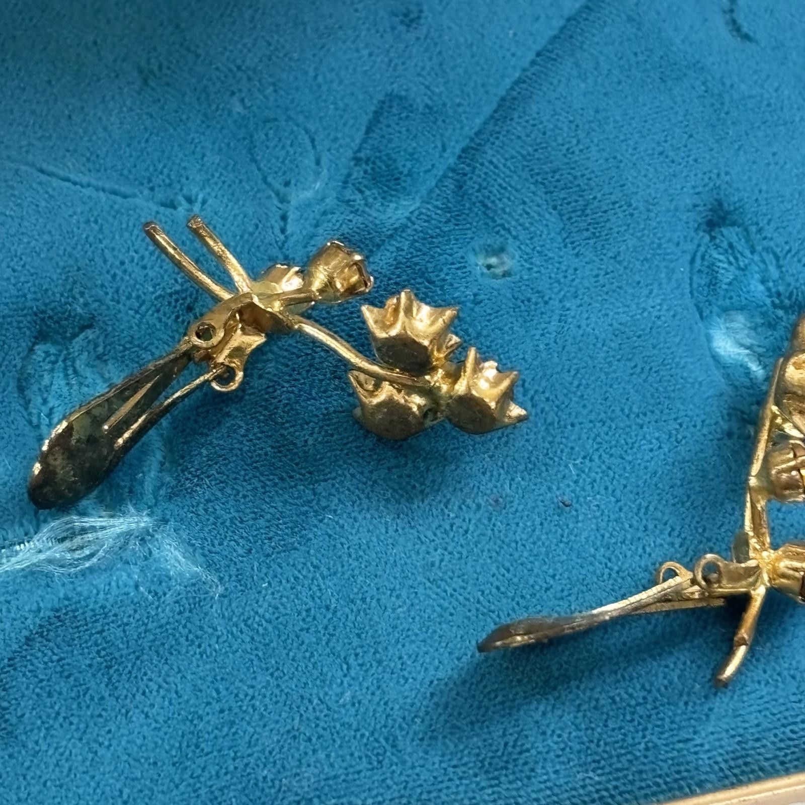 Other Vtg 50s Austria crystal gold tone brooch & earrings set Size ONE SIZE - 7 Thumbnail