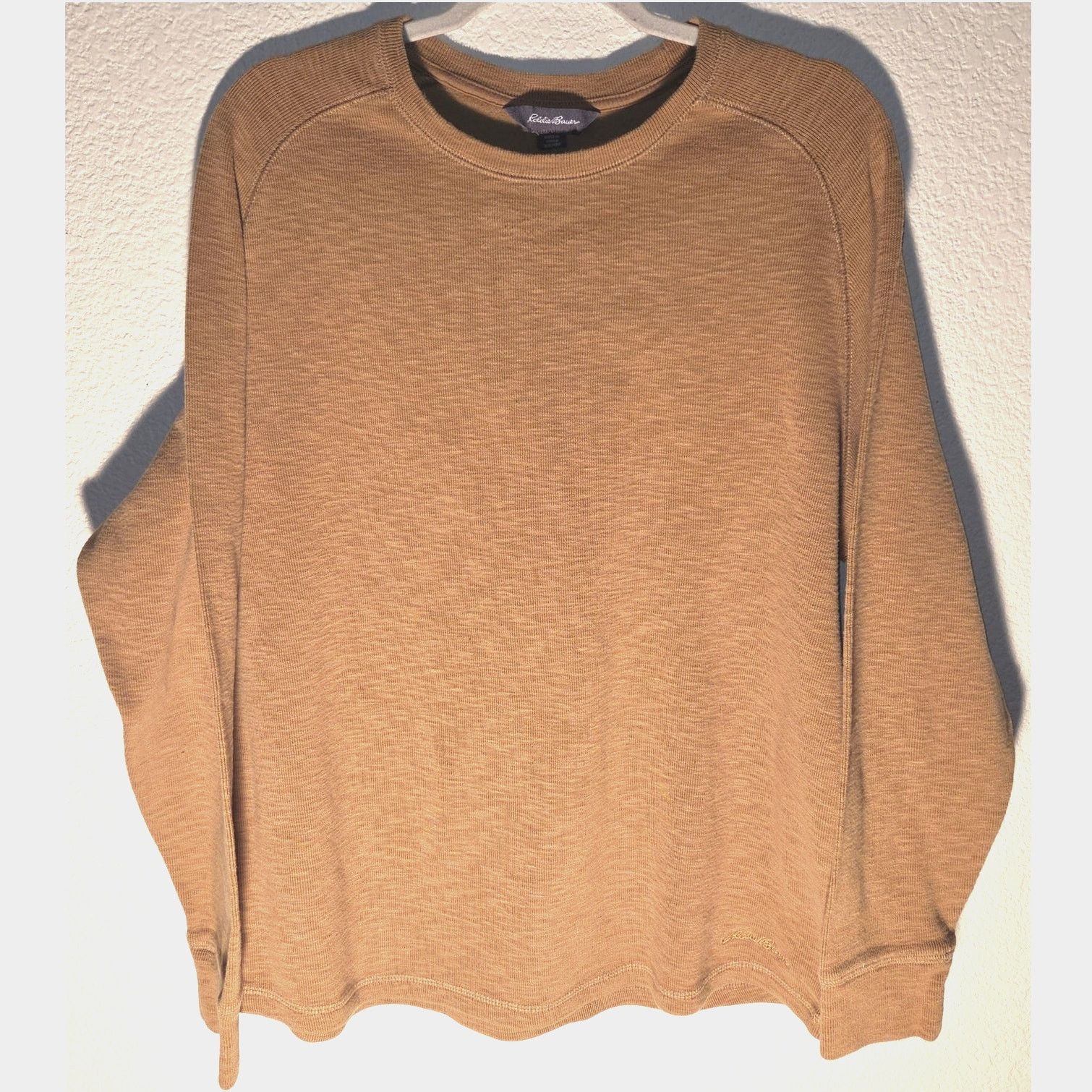Eddie Bauer Eddie Bauer Men's Brown Knit Crew Neck Sweater - 2XL Size US XXL / EU 58 / 5 - 7 Thumbnail