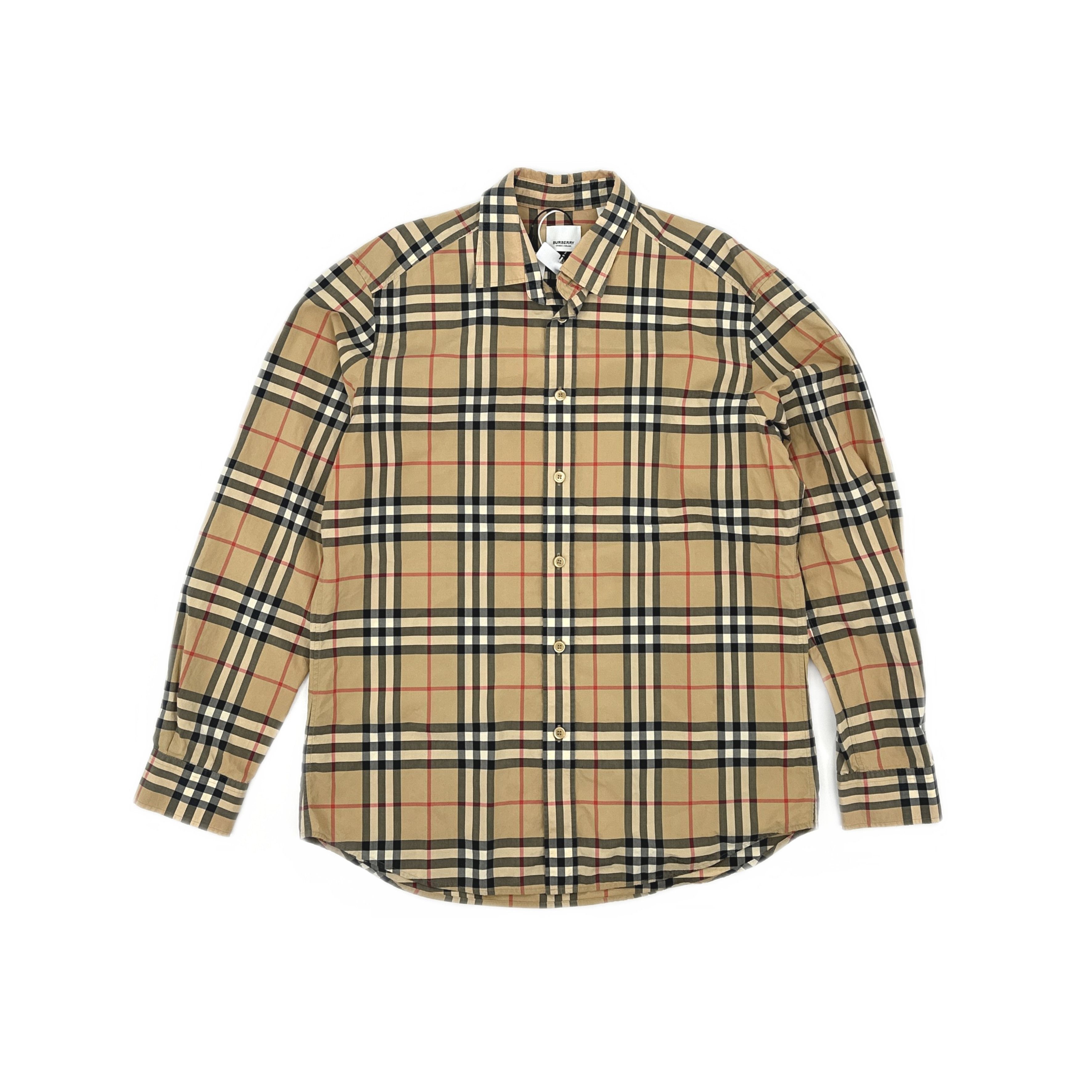 Burberry Burberry Check Shirt Size L Size US L / EU 52-54 / 3 - 1 Thumbnail