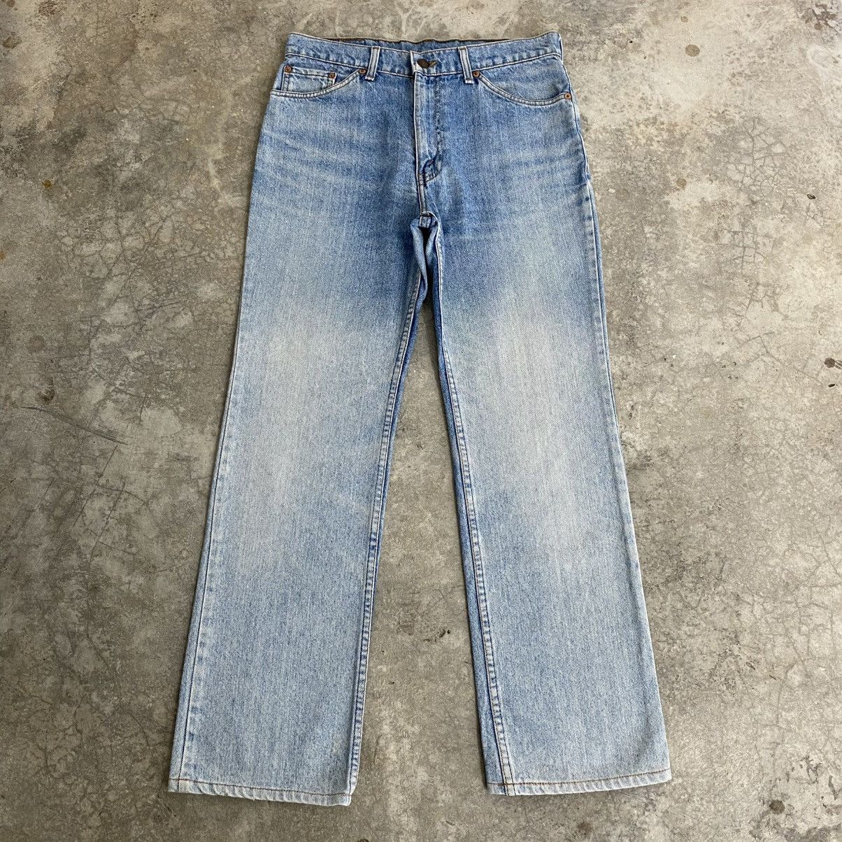 Levi's Vintage 90’s Levis 505 Faded Blue Straight Leg Jeans Size US 32 / EU 48 - 2 Thumbnail