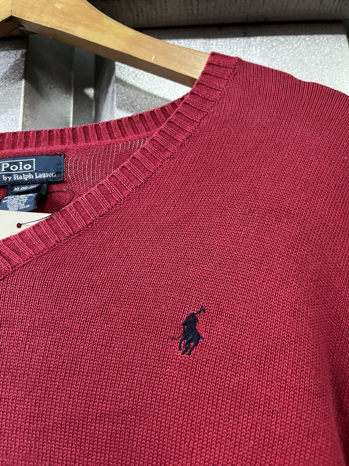 Polo Ralph Lauren vintage polo ralph lauren vneck sweater Size US M / EU 48-50 / 2 - 8 Thumbnail
