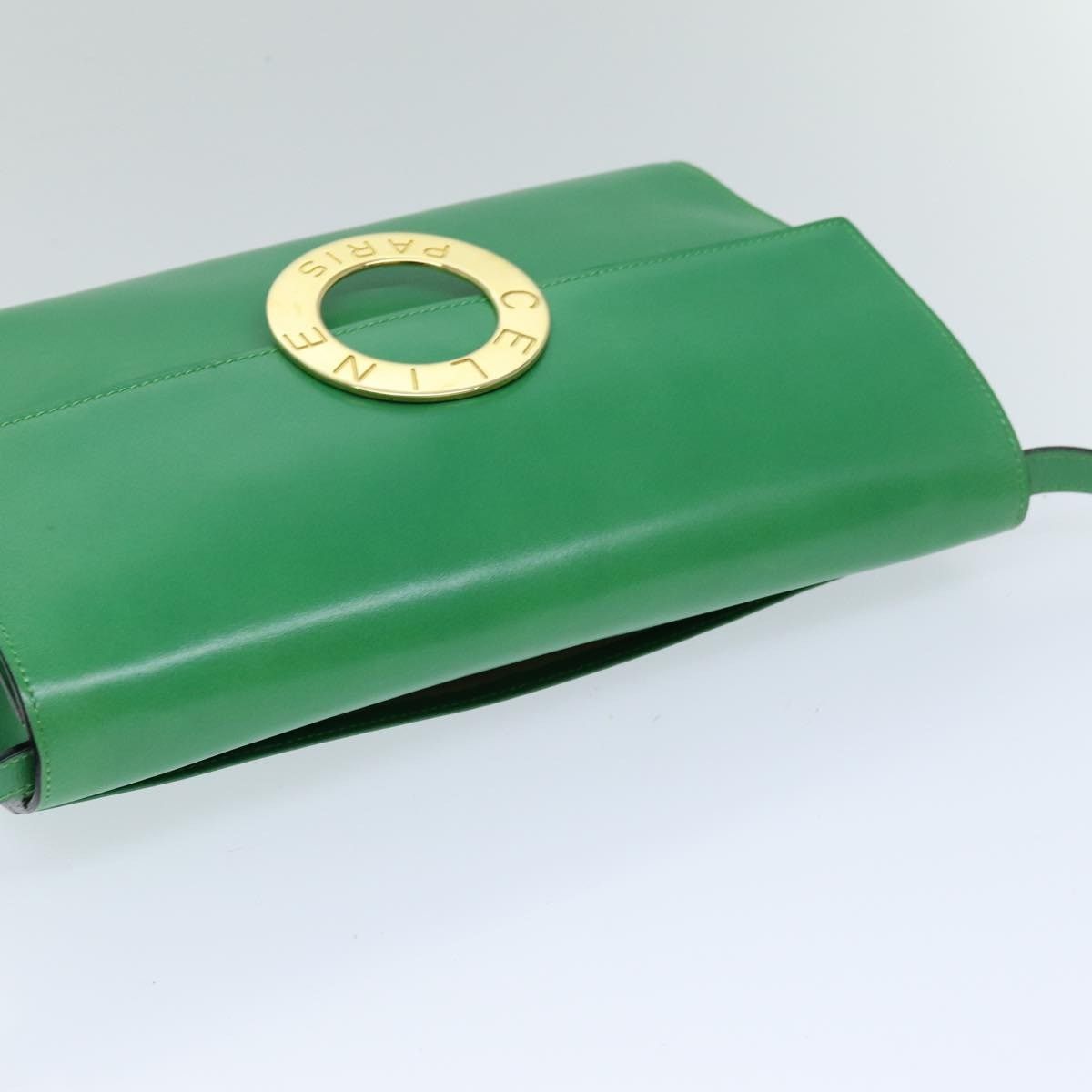 Celine CELINE Shoulder Bag Leather Green Size ONE SIZE - 6 Thumbnail