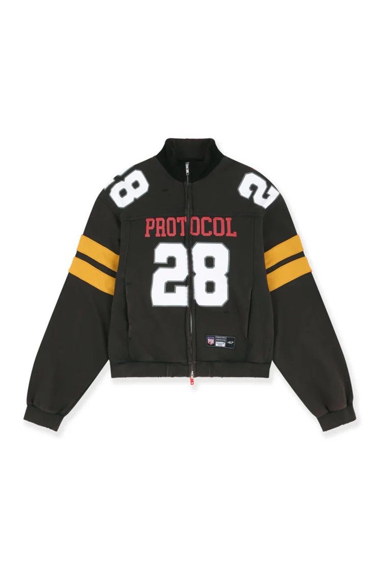 【Project GR/ Protcol Index】 Track Jacket PROJECT G/R PROTOCOL INDEX FOOTBALL JERSEY TRACK JACKET - BLACK