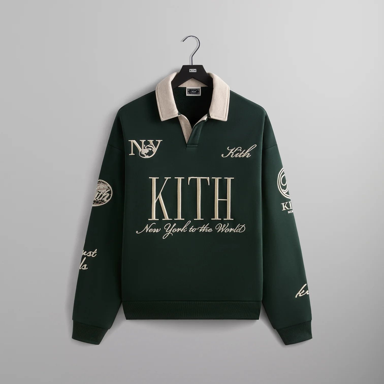 Kith Nelson Collared Pullover Stadium UNISEX | Grailed