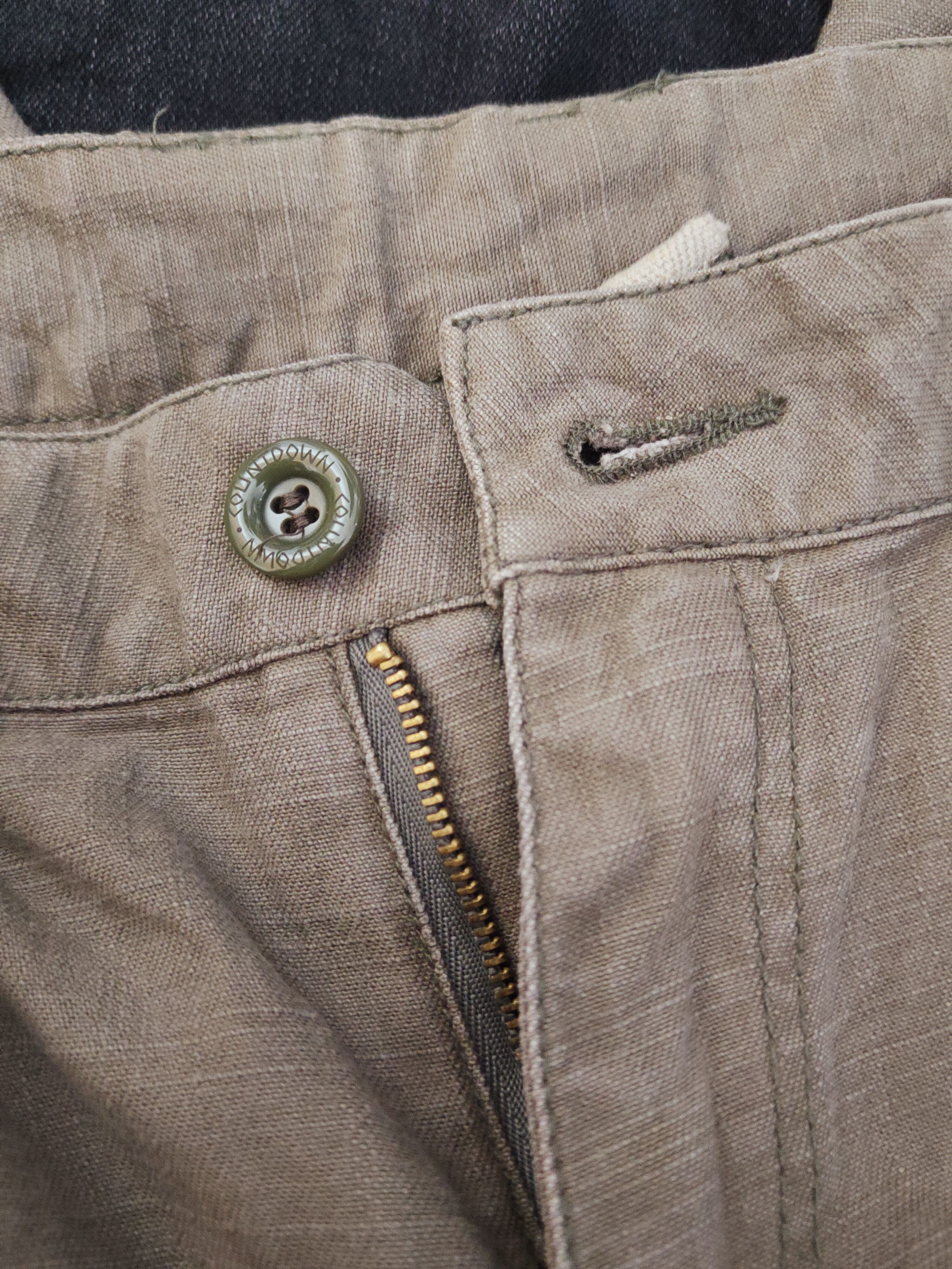 Japanese Brand Countdown Olive utility punk Multipocket Cargo Pants #W074 Size US 31 - 13 Thumbnail