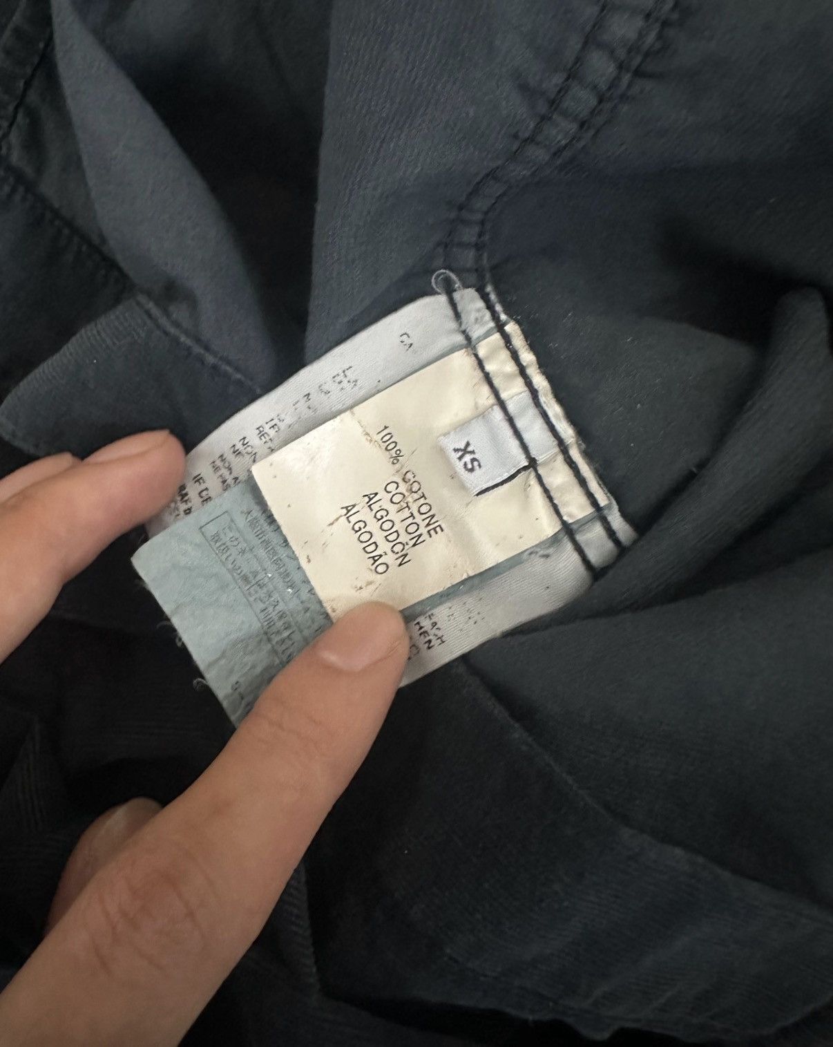 Raf Simons Raf Simons RAF by Raf Simons corduroy slim logo shirt K7 Size US XS / EU 42 / 0 - 5 Thumbnail