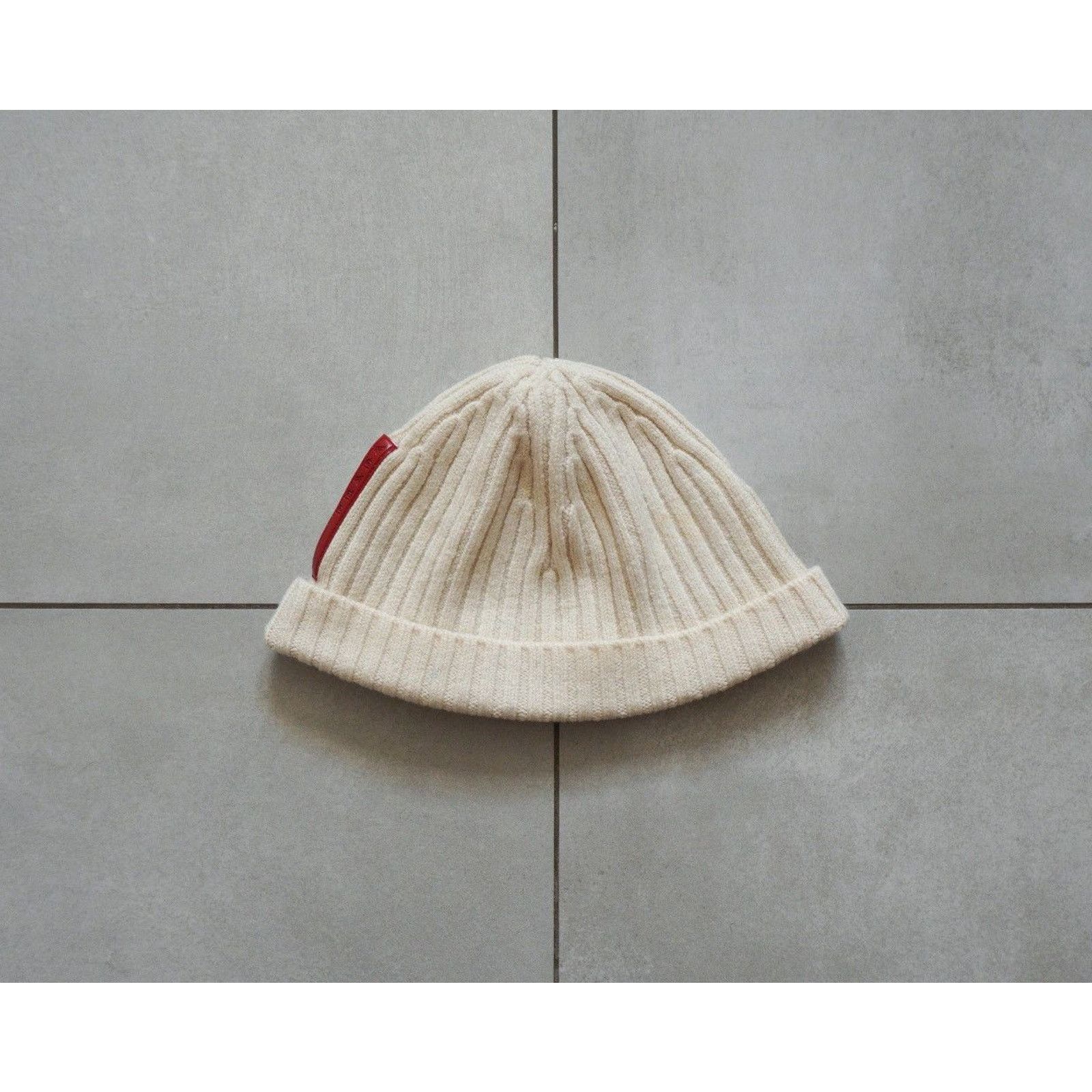 Prada Prada Sport 00s Beanie Wool Hat Red Label Logo | Grailed