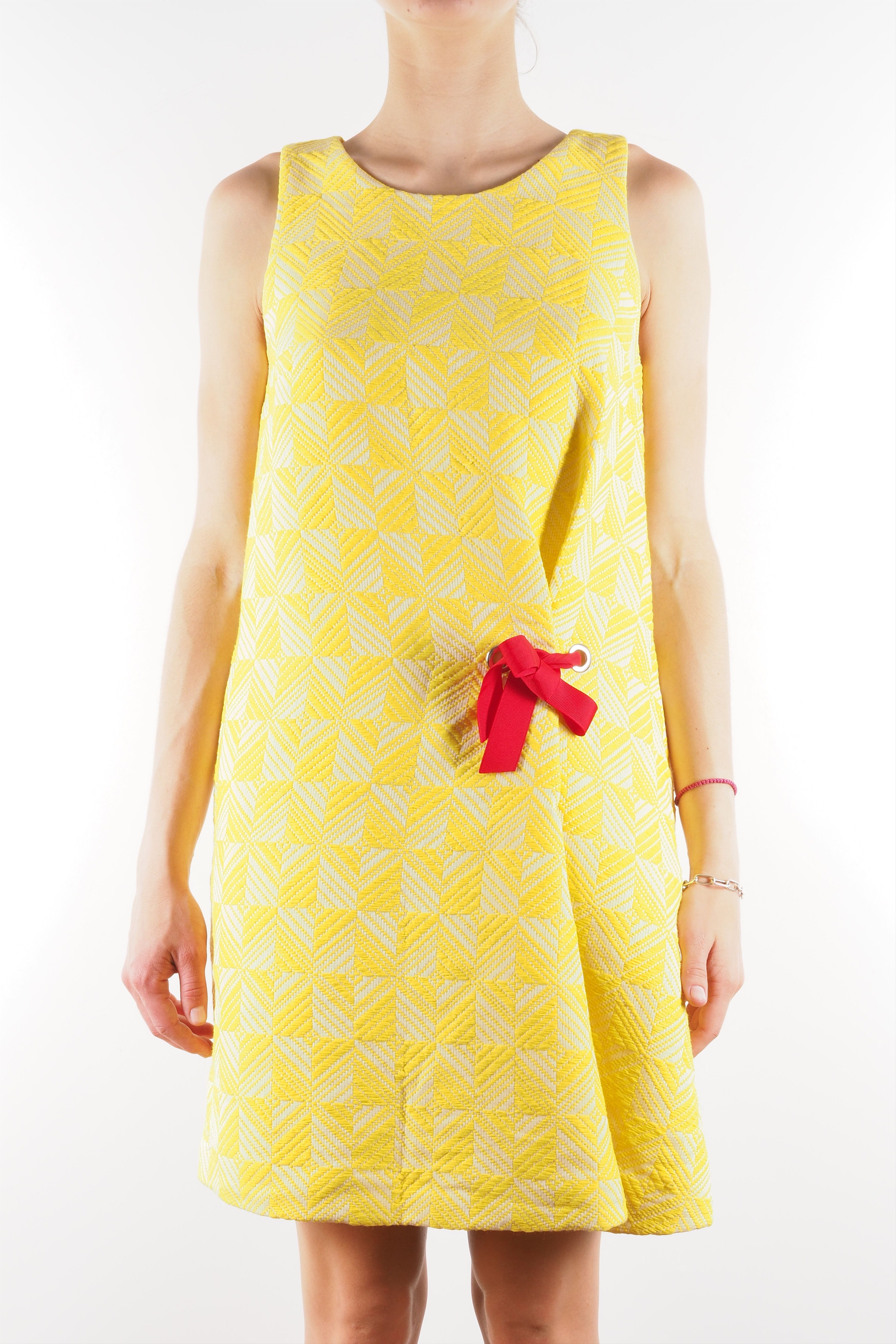Paul Smith Paul Smith Women's Sleeveless Yellow Dress Size M / US 6-8 / IT 42-44 - 8 Thumbnail