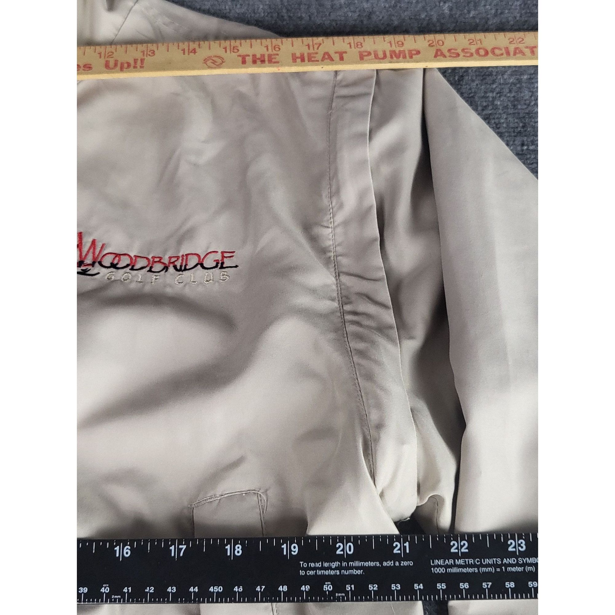 Tres Bien Tres Bien Golf Jacket Men Sz M Khaki Woodbridge Golf Club Sn Size US M / EU 48-50 / 2 - 5 Thumbnail
