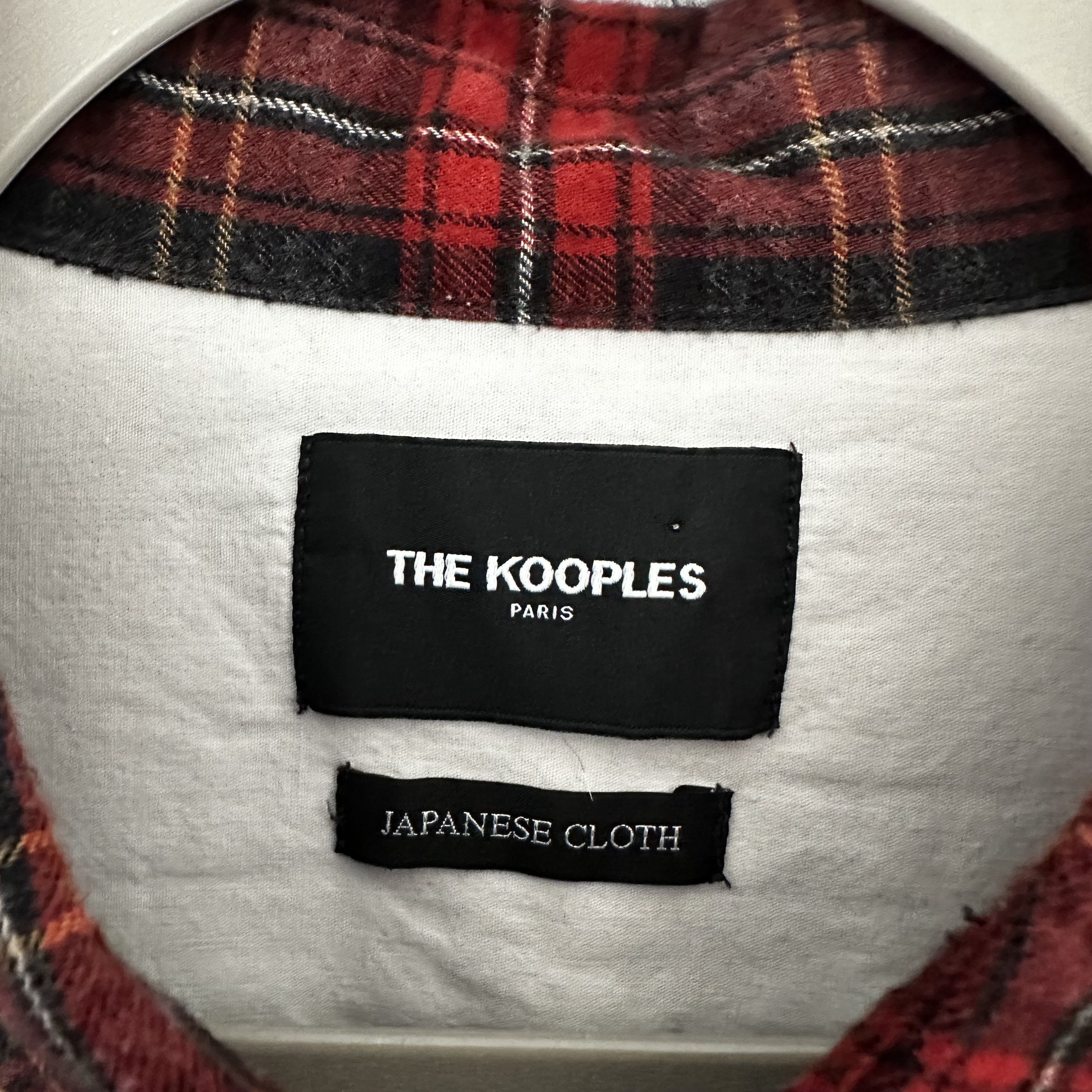 The Kooples The Kooples Flannel Check Buttondown Shirt (Japanese Cloth) Size US XL / EU 56 / 4 - 4 Thumbnail