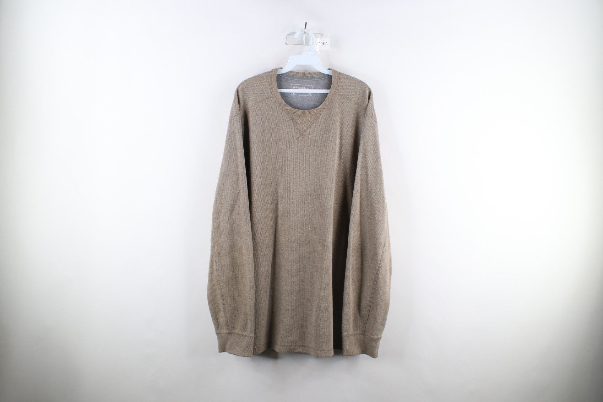 Eddie Bauer Vintage Eddie Bauer Heavyweight Thermal Waffle Knit T-Shirt Size US XL / EU 56 / 4 - 1 Thumbnail
