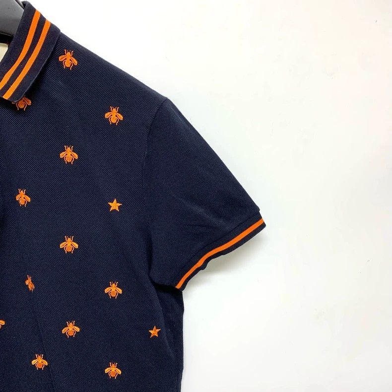 Gucci Gucci Bee full-print polo shirt 2503-Nextarrow Size US L / EU 52-54 / 3 - 6 Thumbnail