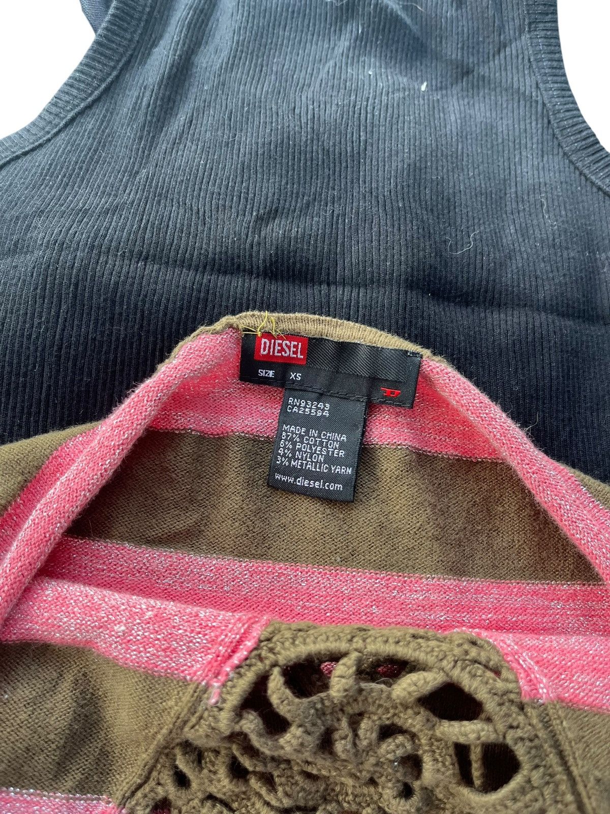 Diesel Vintage striped tank top Size XS / US 0-2 / IT 36-38 - 6 Thumbnail