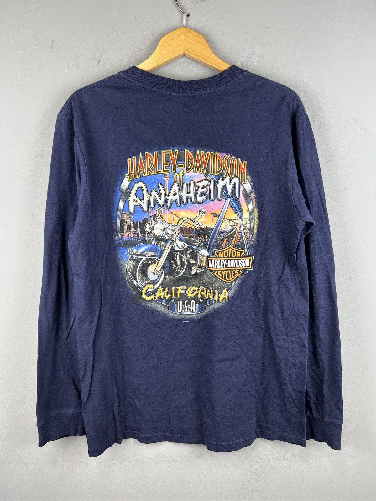 Other Vintage Harley Davidson Long Sleeve USA California y2k Size US M / EU 48-50 / 2 - 2 Thumbnail