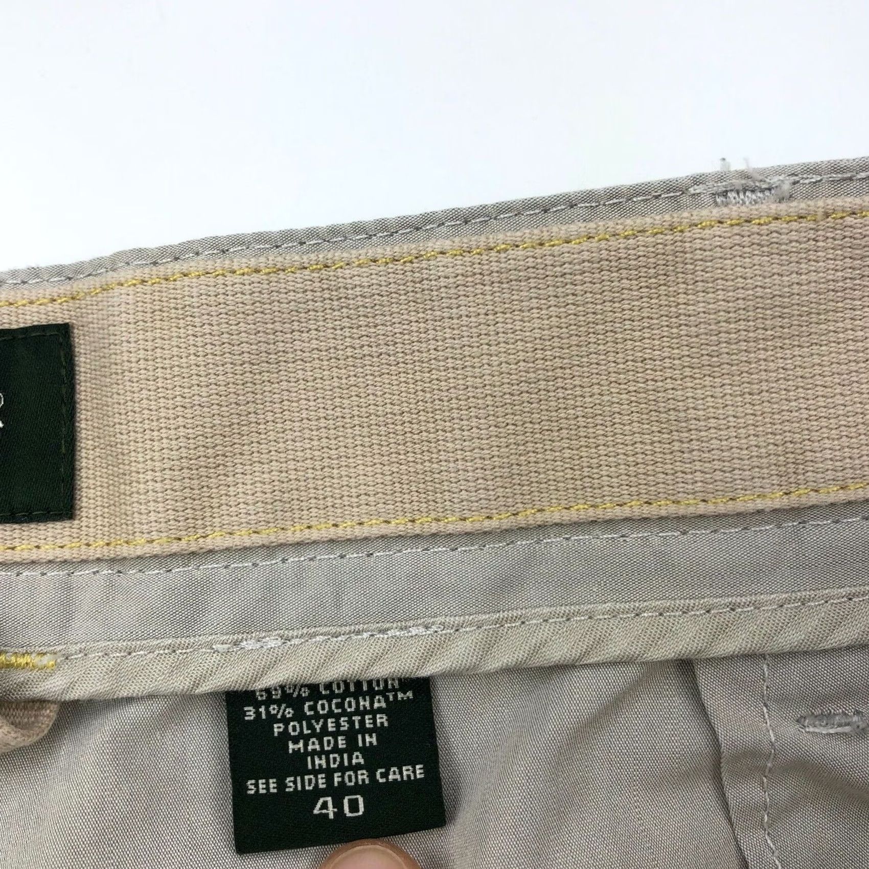 Eddie Bauer Eddie Bauer 40 Mens Beige Cargo Casual Flat Front Walking Shorts Size US 40 / EU 56 - 7 Thumbnail