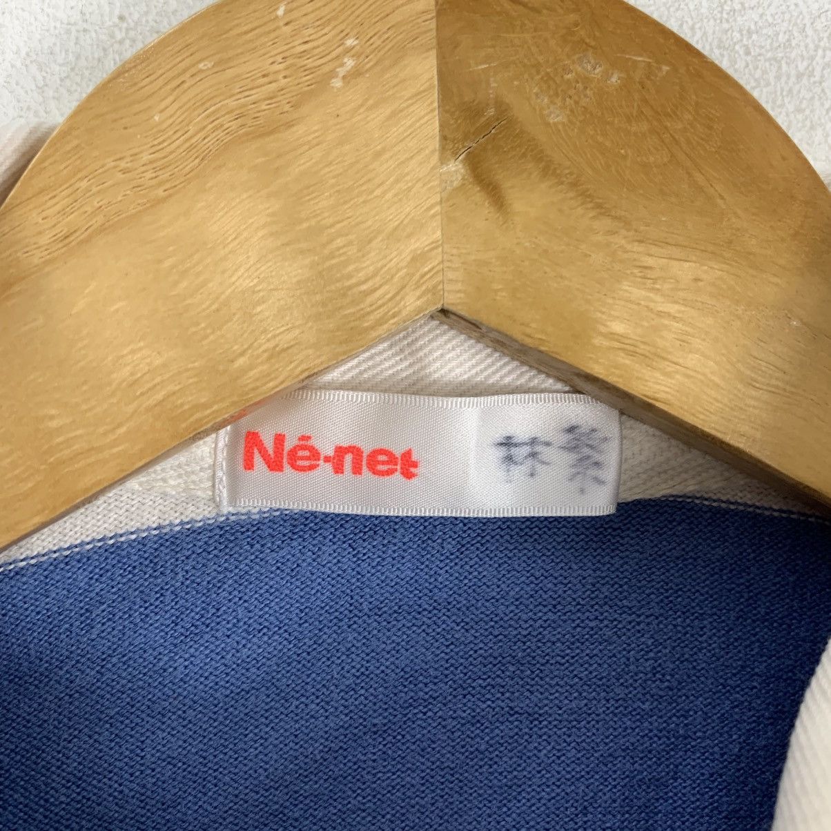 Ne-Net Vintage 90s NENET ISSEY MIYAKE Japanese Brand Rugby Polo Tee Size US M / EU 48-50 / 2 - 5 Thumbnail