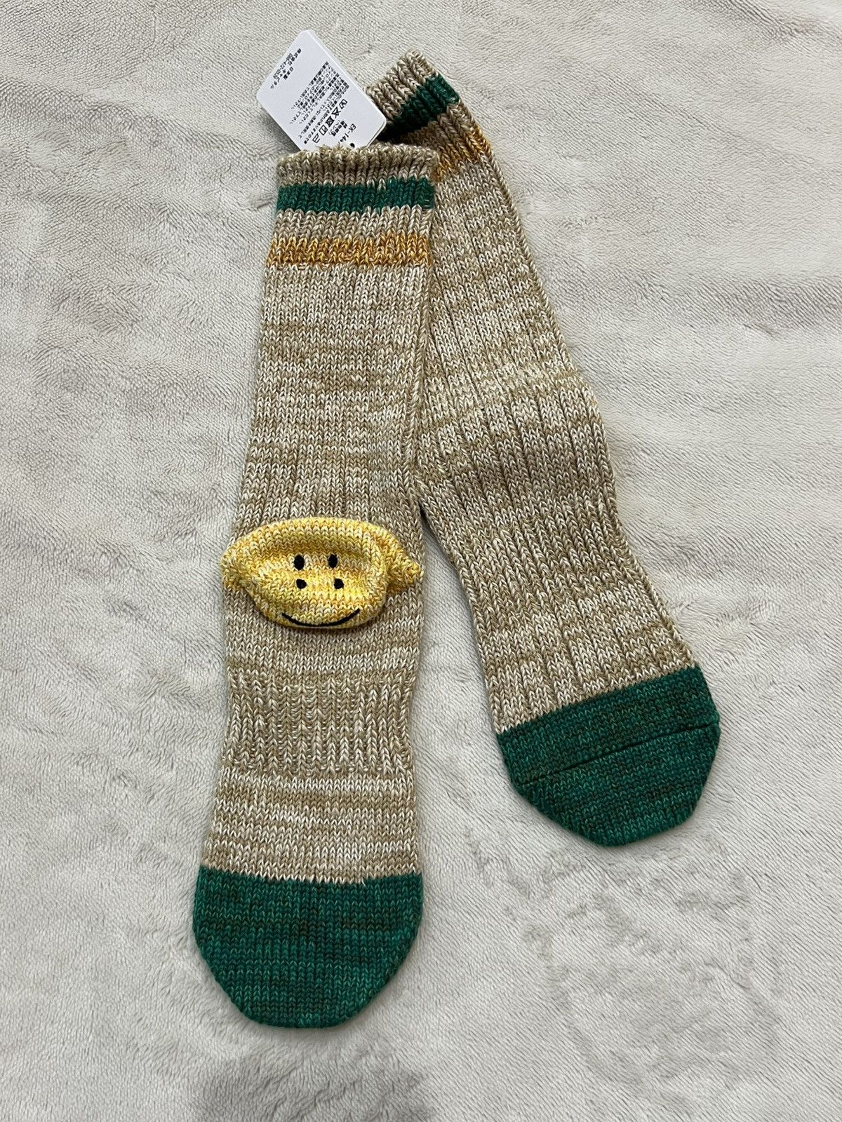 Kapital Kapital 60 Yarns Grandrelle Ivy Rainbowy Happy Heel Socks Size ONE SIZE - 3 Thumbnail