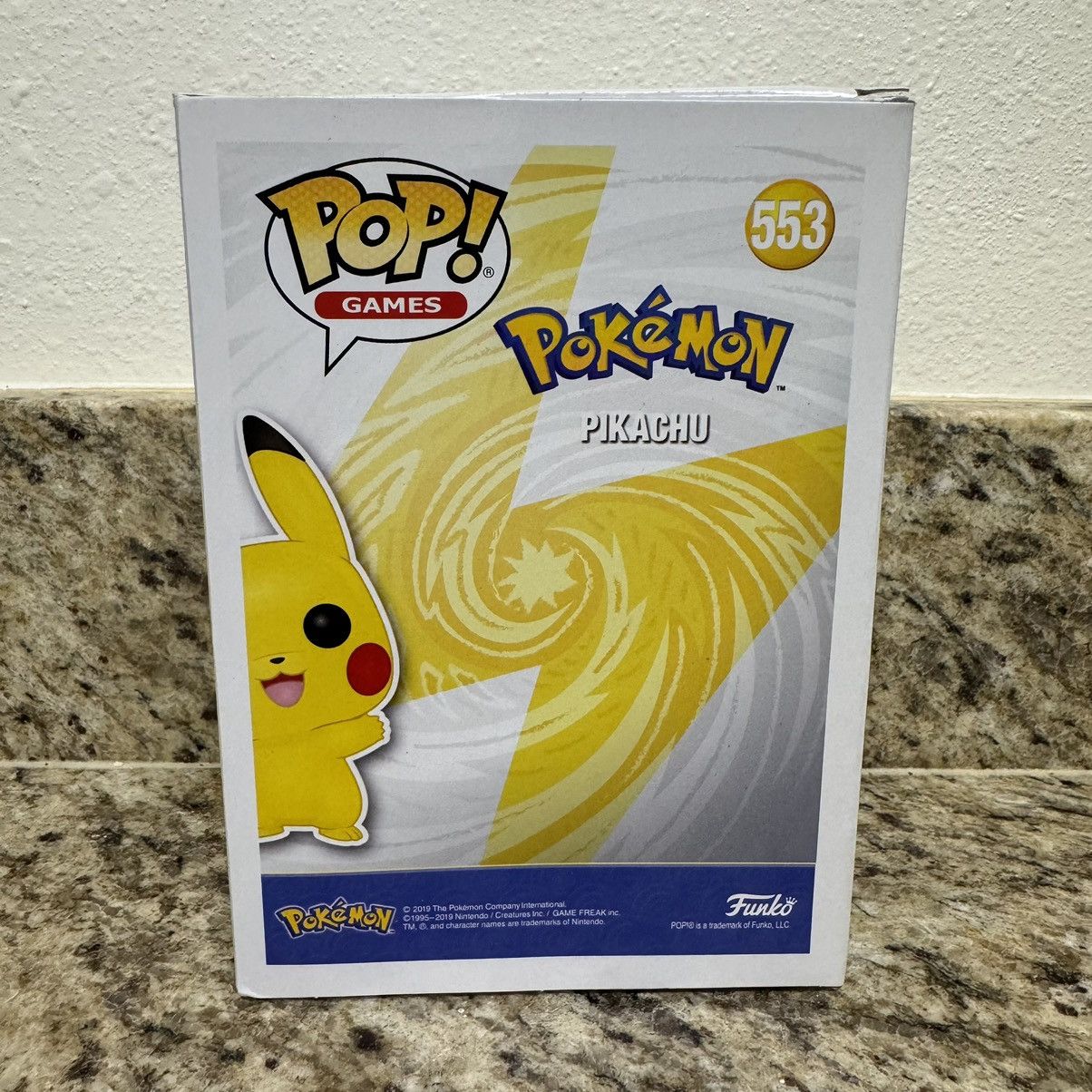 Other × Pokemon Funko Pop! Games: Pokémon - Pikachu - #553 - Brand New Size ONE SIZE - 3 Thumbnail