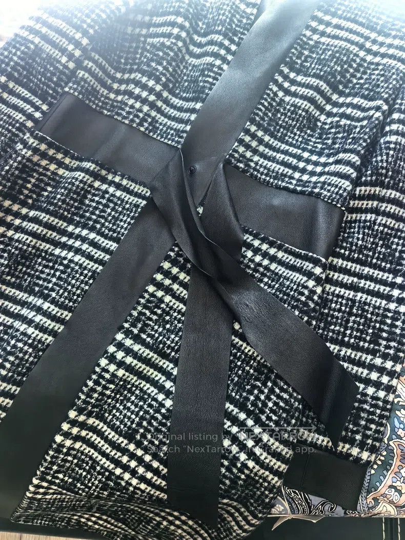 Valentino Valentino Houndstooth coat Size L / US 10 / IT 46 - 9 Thumbnail