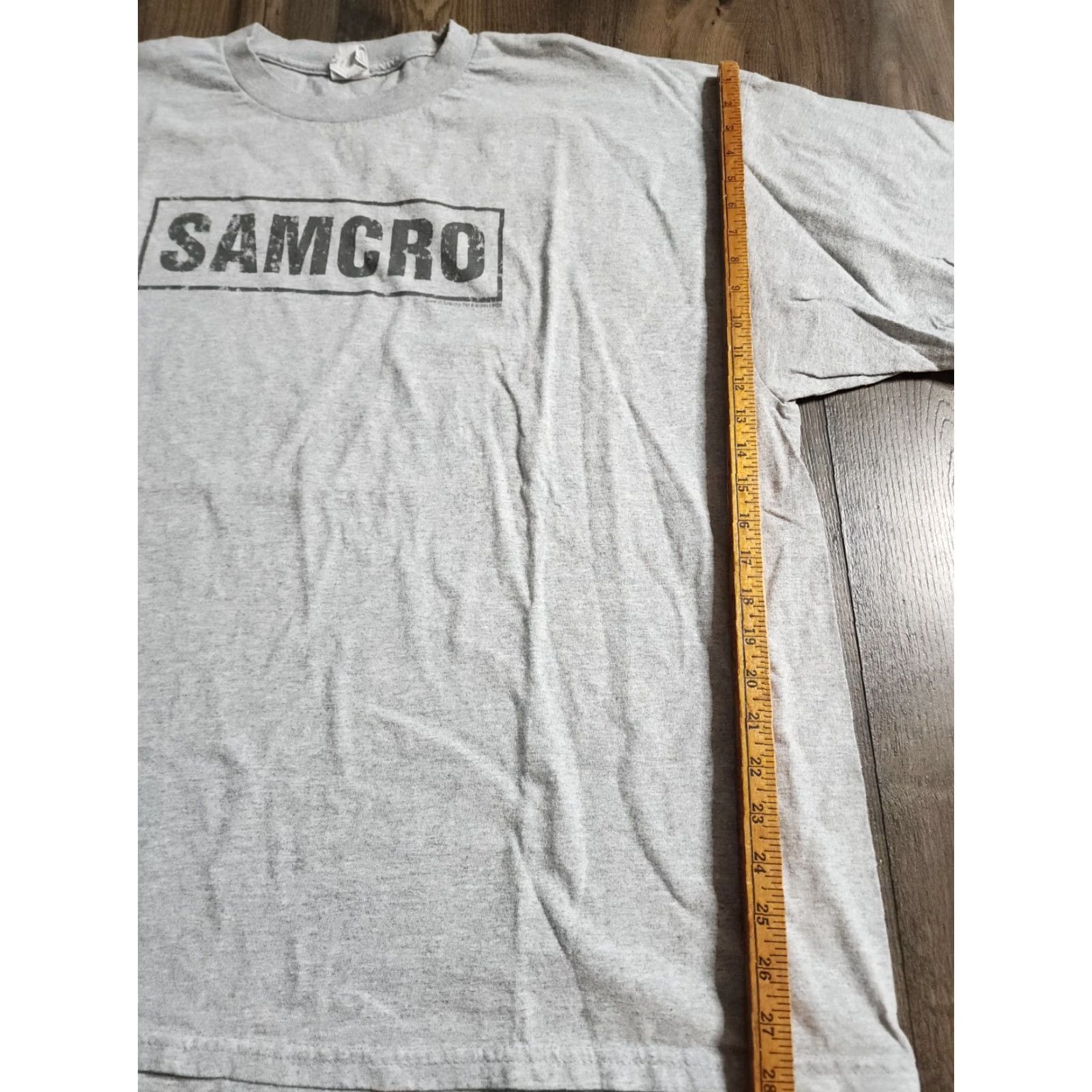 Etro Sons of Anarchy T-Shirt Mens 3XL SAMCRO Logo Retro Gray Short Sleeve Crew Neck Shirt Size US XXL / EU 58 / 5 - 2 Thumbnail