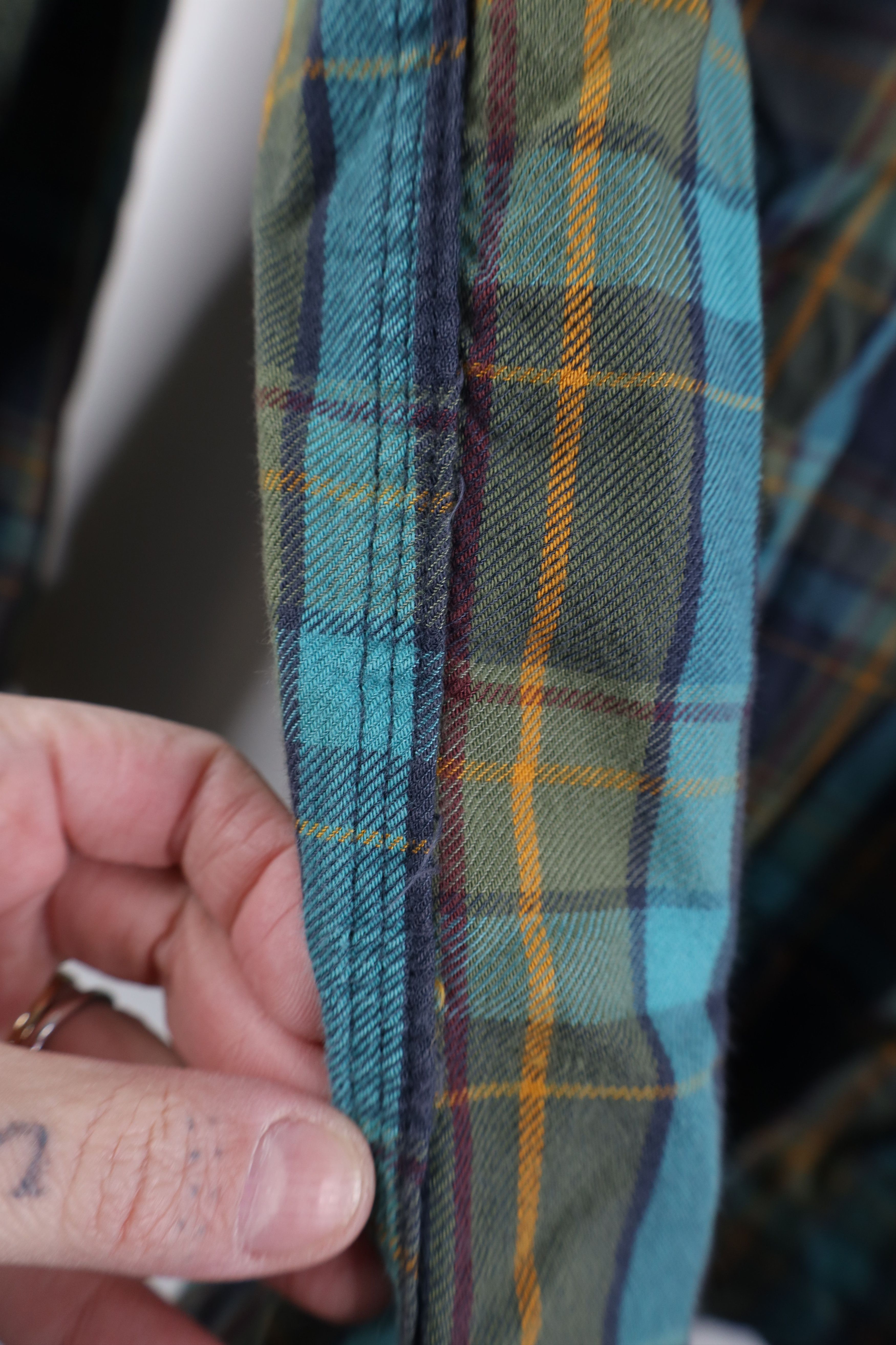 L.L. Bean Vintage LL Bean Slightly Fitted Flannel Button Down Shirt Size US M / EU 48-50 / 2 - 12 Thumbnail