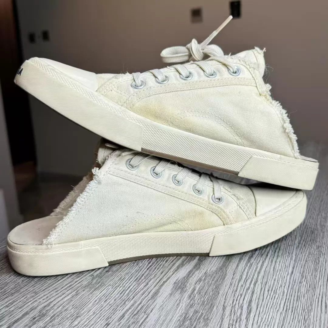 Balenciaga Balenciaga Paris Distressed Mule 41 899 EXCELLENT Size US 8 / EU 41 - 4 Thumbnail