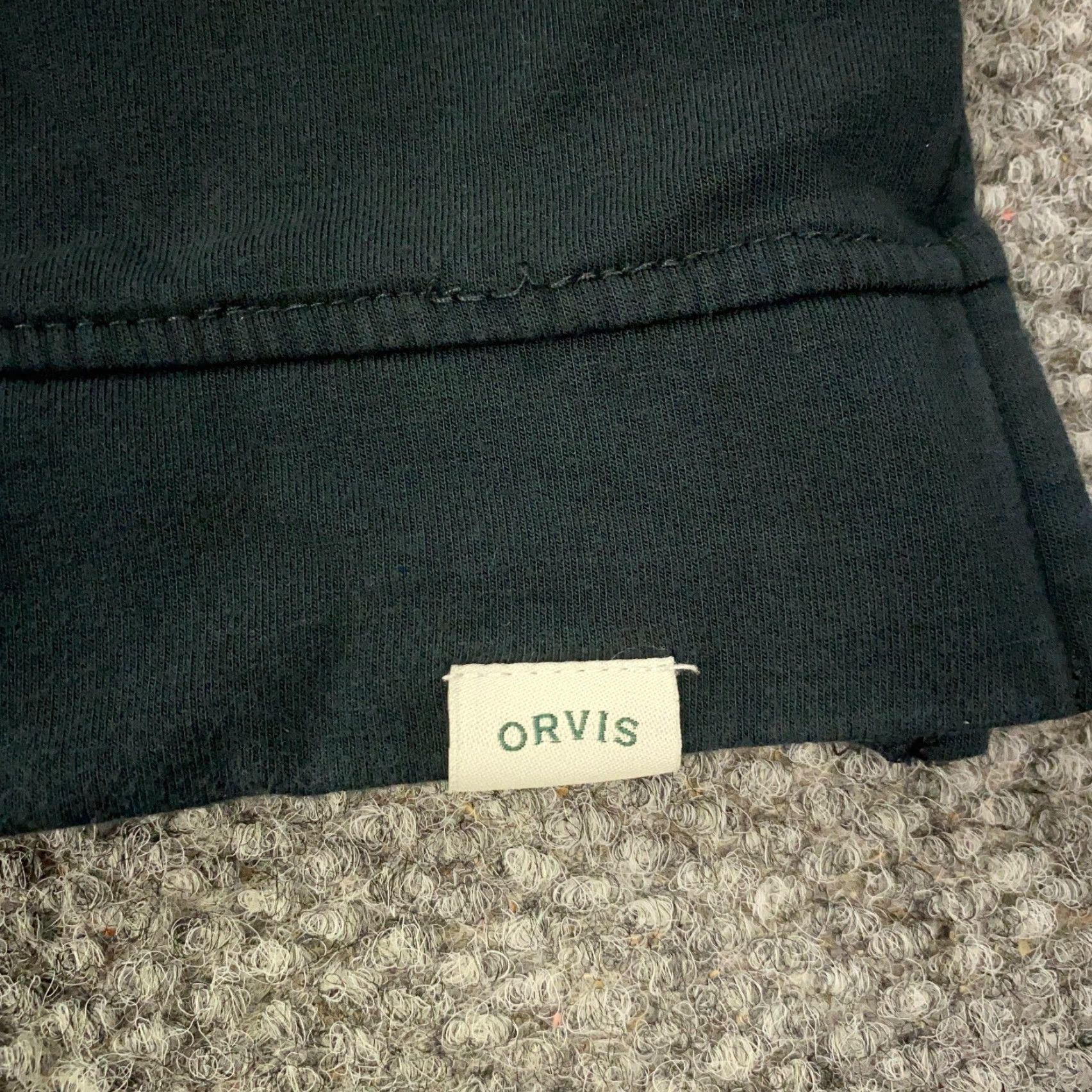 Orvis Orvis Womens Sweatshirt XXL Black Long Sleeve Boxy Oversized V-Neck Stretch Size XXL / US 16-18 / IT 52-54 - 3 Thumbnail