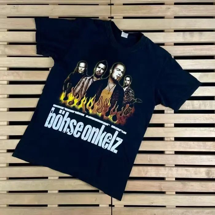 Band Tees × Vintage Vintage T Shirt Big Print Bohseonkelz Size M Size US M / EU 48-50 / 2 - 1 Thumbnail
