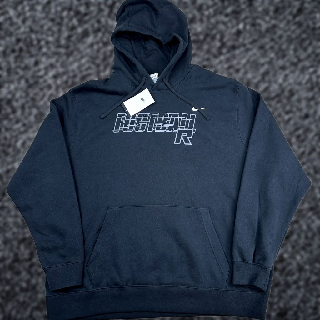 Nike Nike Team Club Hoodie Mens 3XLT Tall Black Fleece Pullover Football Logo Size US XXL / EU 58 / 5 - 1 Thumbnail
