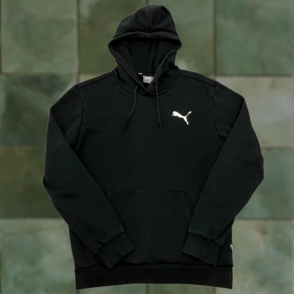 Puma Puma Hoodie Mens Small Black Embroidered Logo Sports Sweatshirt Size US S / EU 44-46 / 1 - 1 Thumbnail