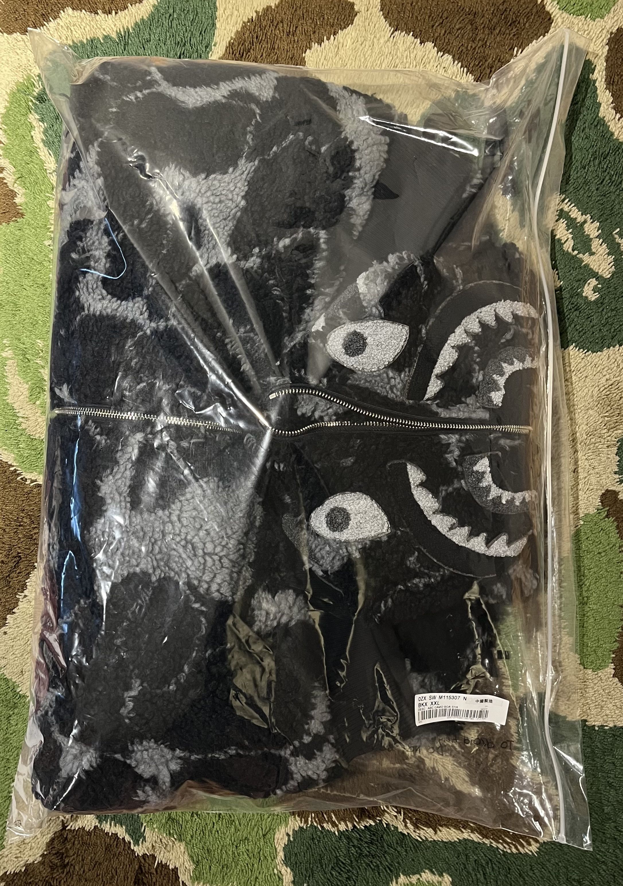 Bape ABC CAMO BOA SHARK RELAXED FIT FULL ZIP HOODIE | Grailed